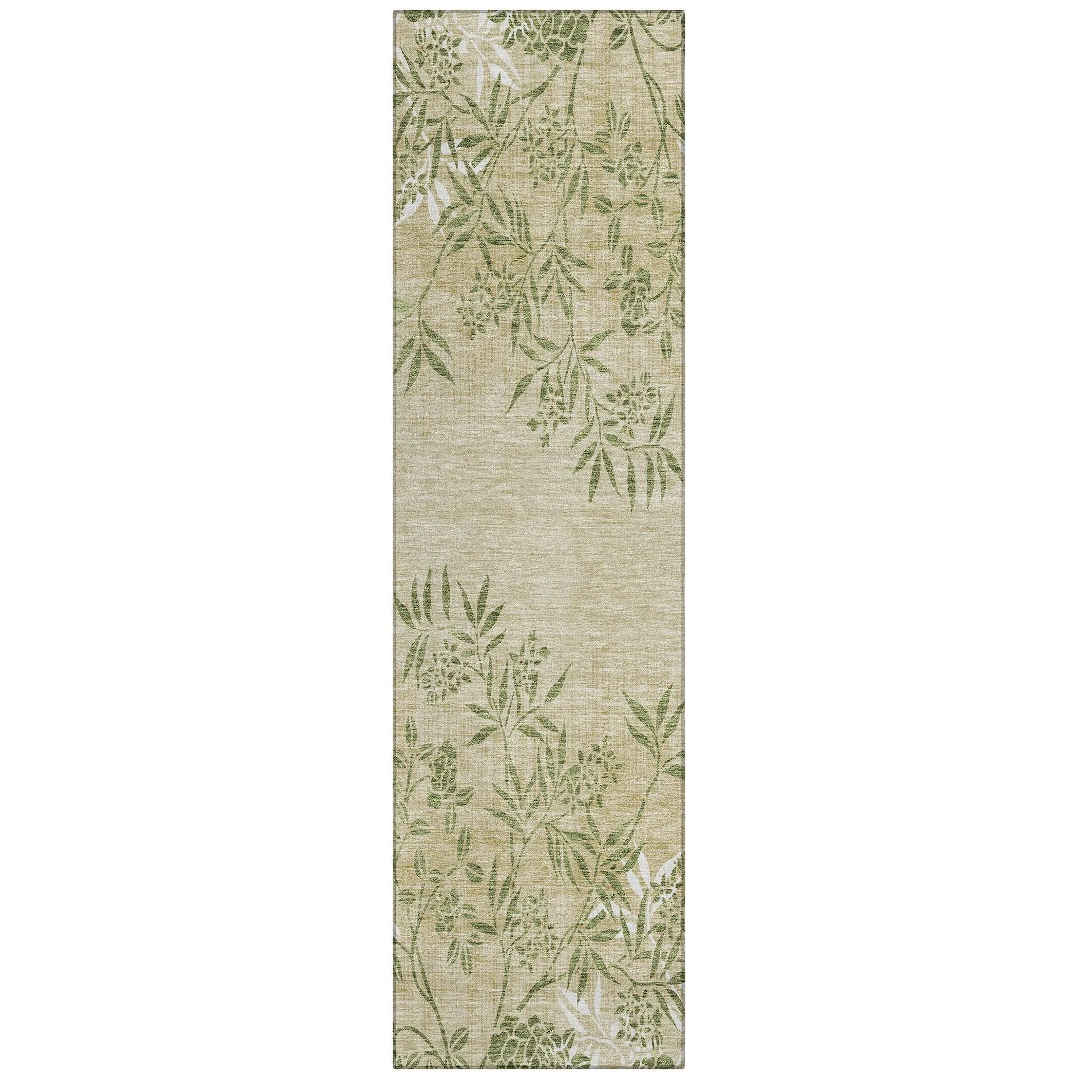 Machine Washable Indoor/ Outdoor Chantille Modern Garden Rug
