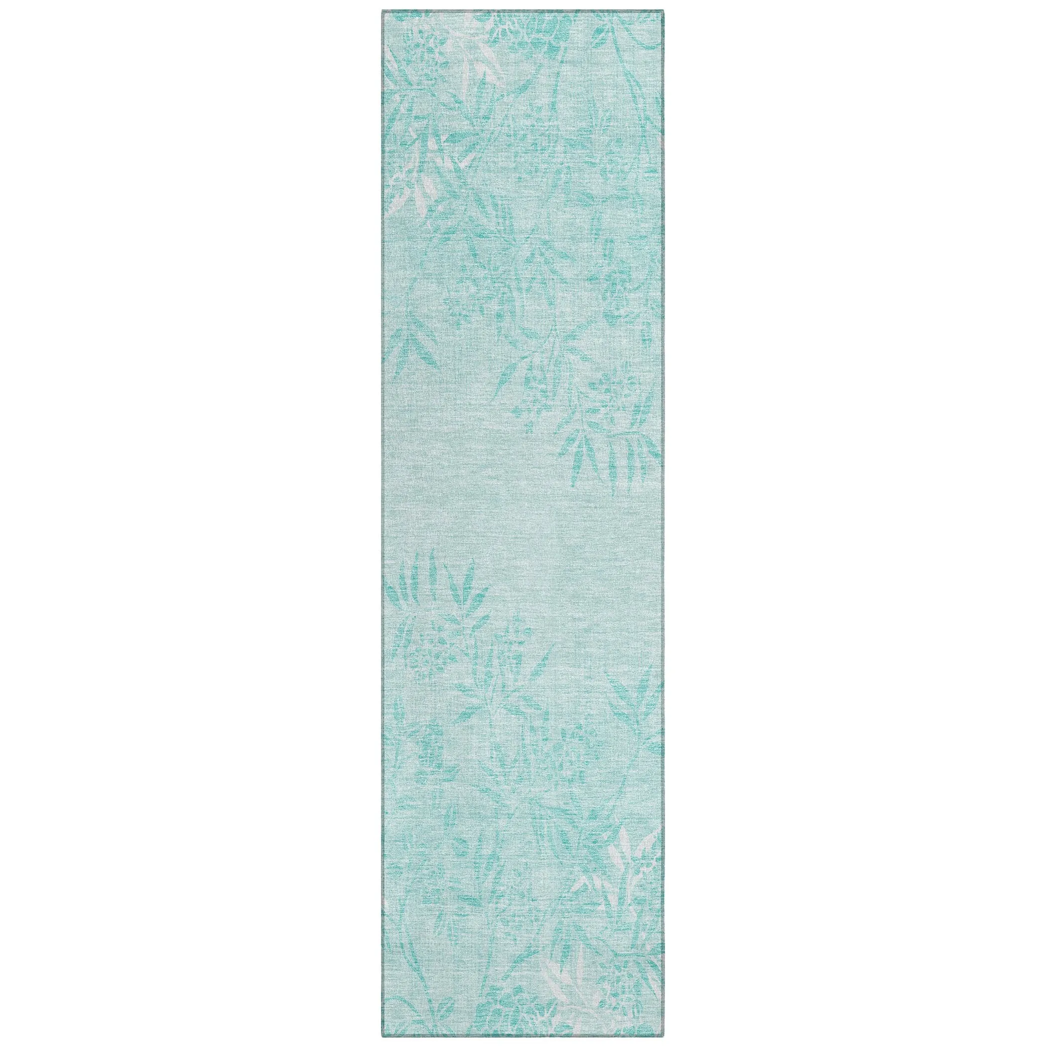 Machine Washable Indoor/ Outdoor Chantille Modern Garden Rug
