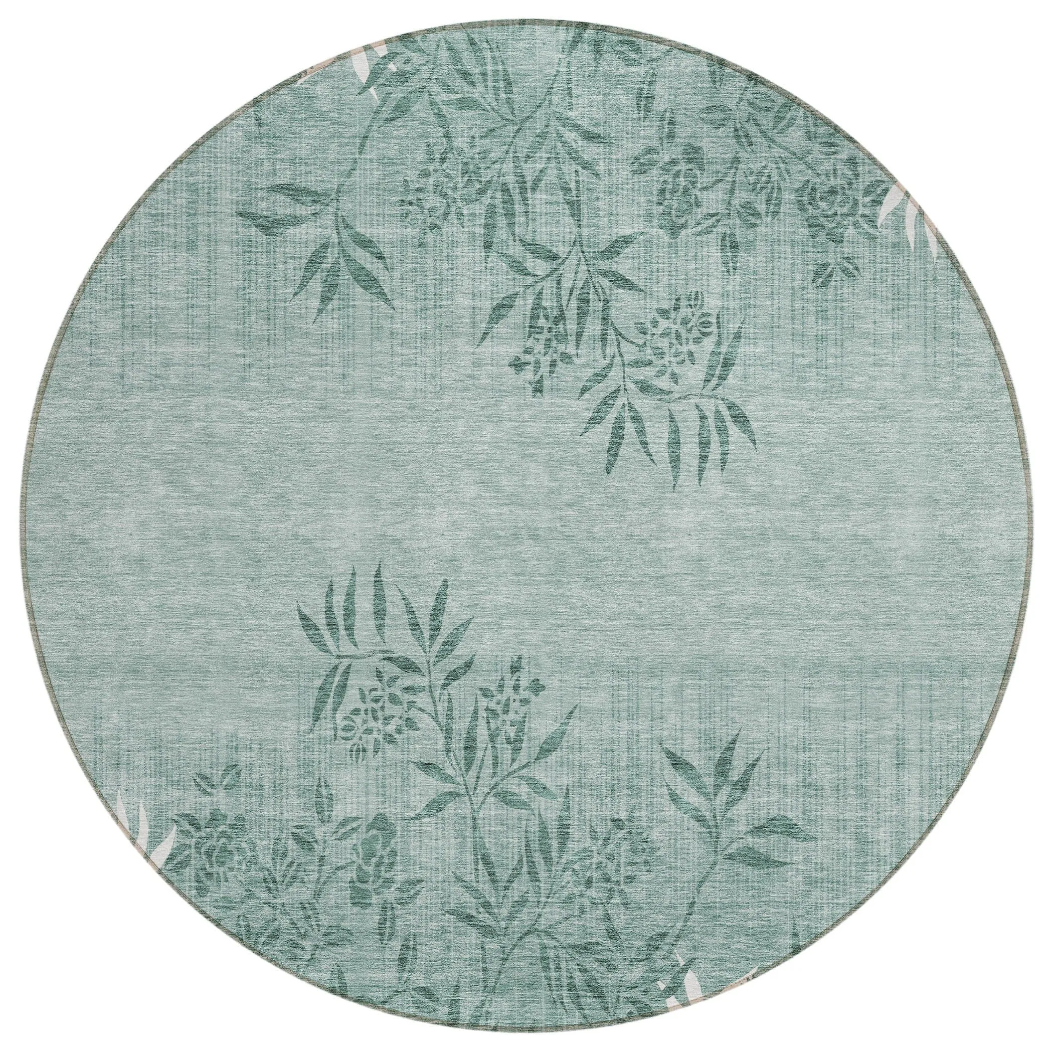 Machine Washable Indoor/ Outdoor Chantille Modern Garden Rug