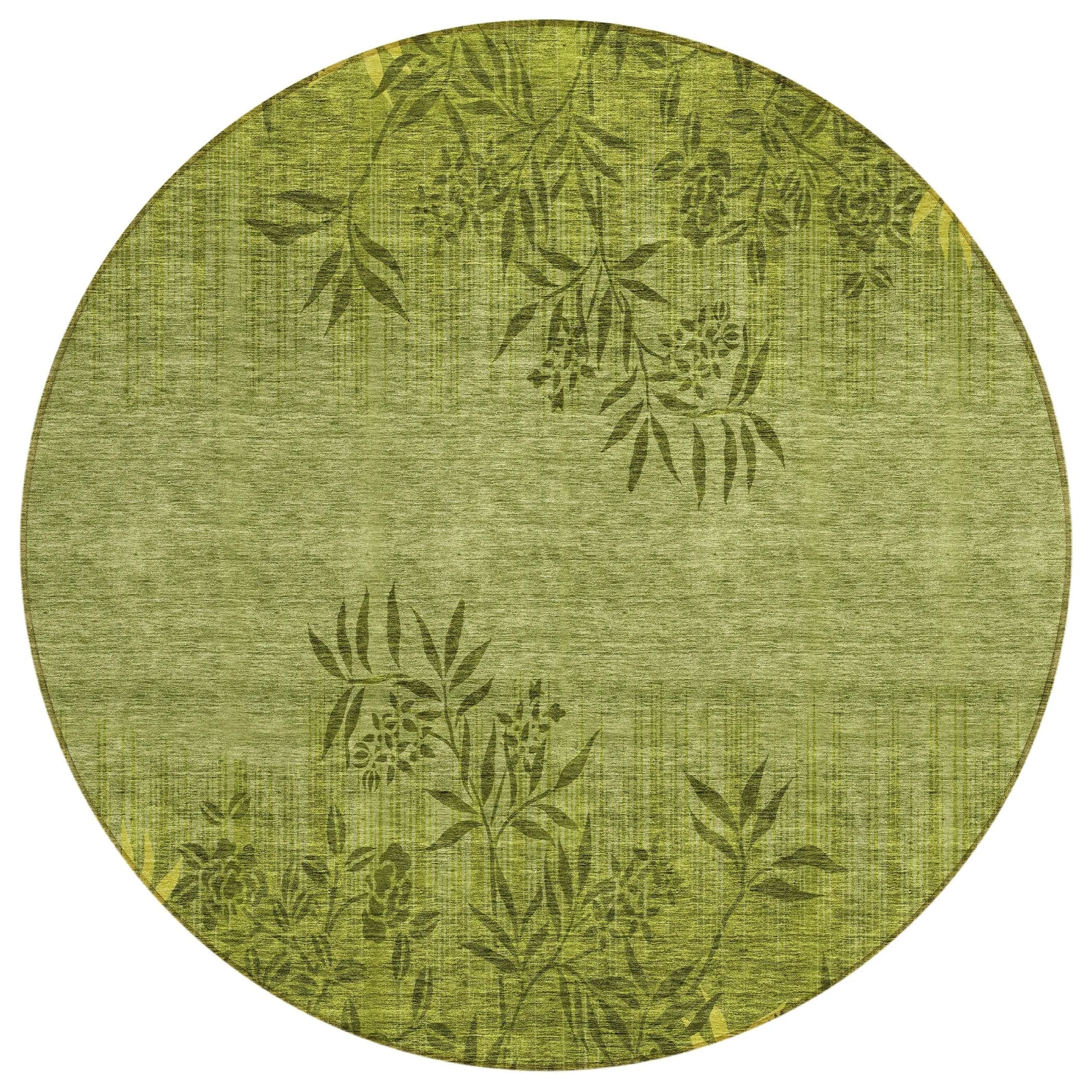 Machine Washable Indoor/ Outdoor Chantille Modern Garden Rug