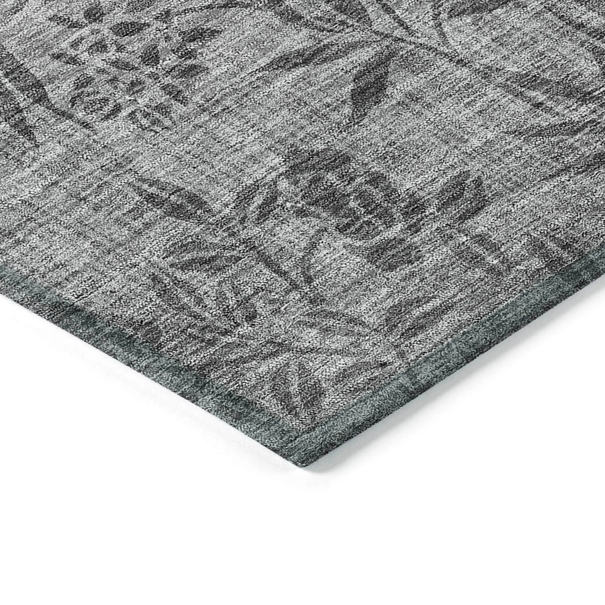 Machine Washable Indoor/ Outdoor Chantille Modern Garden Rug