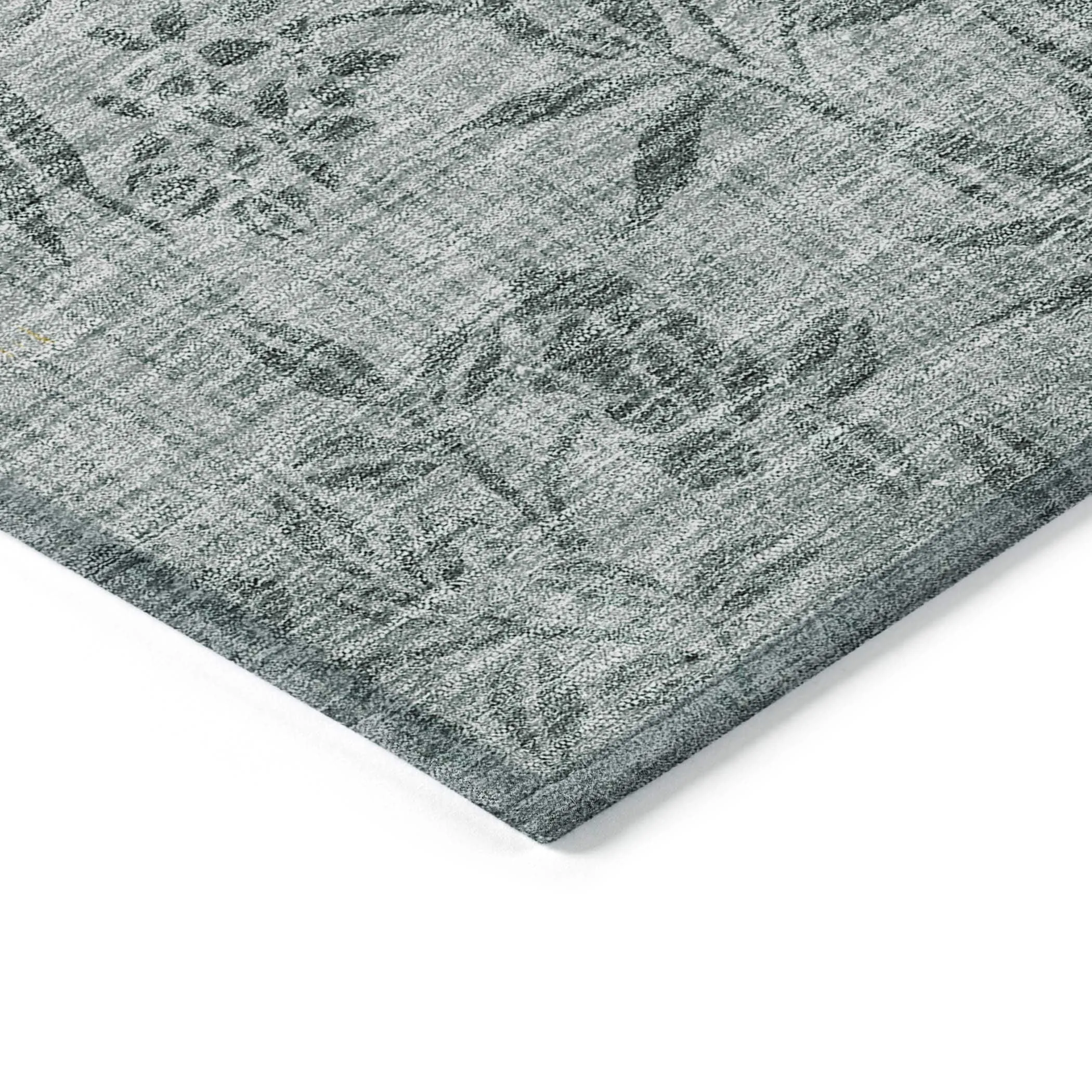 Machine Washable Indoor/ Outdoor Chantille Modern Garden Rug