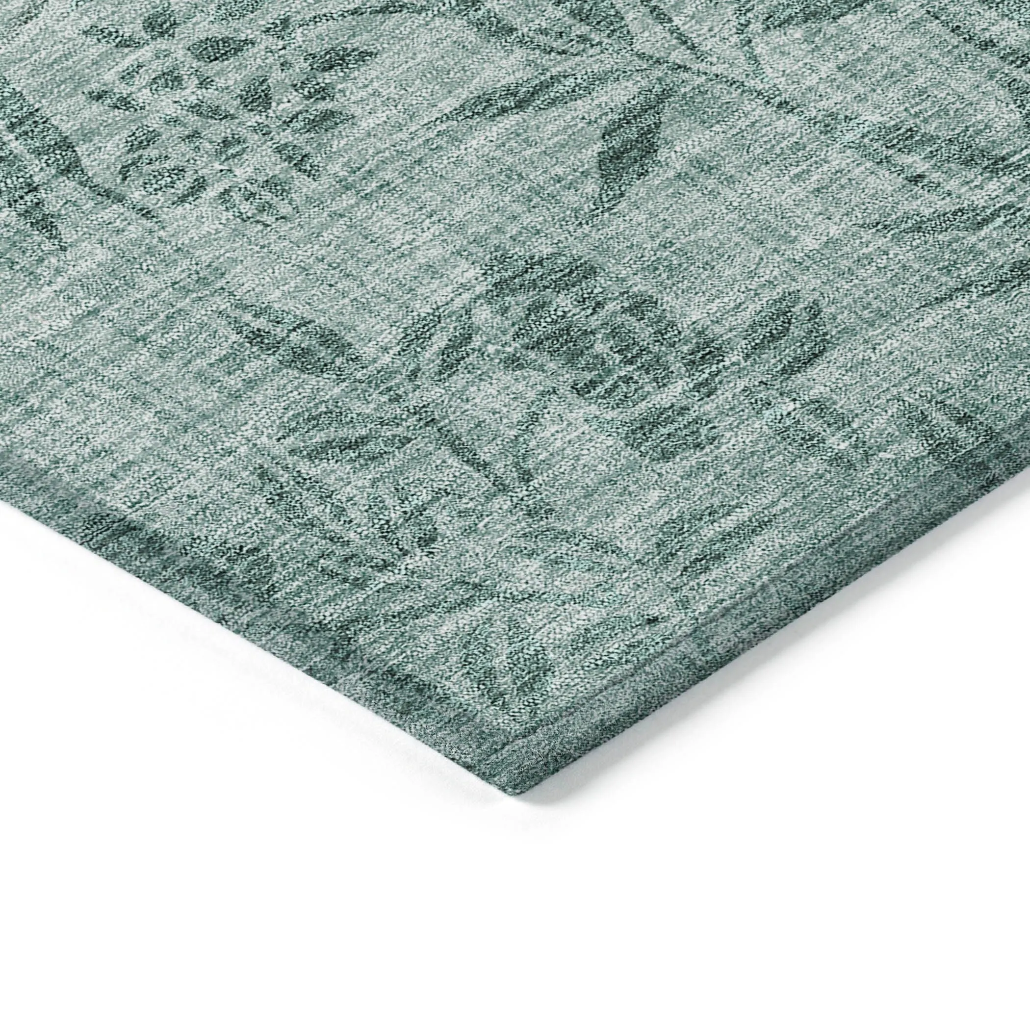 Machine Washable Indoor/ Outdoor Chantille Modern Garden Rug