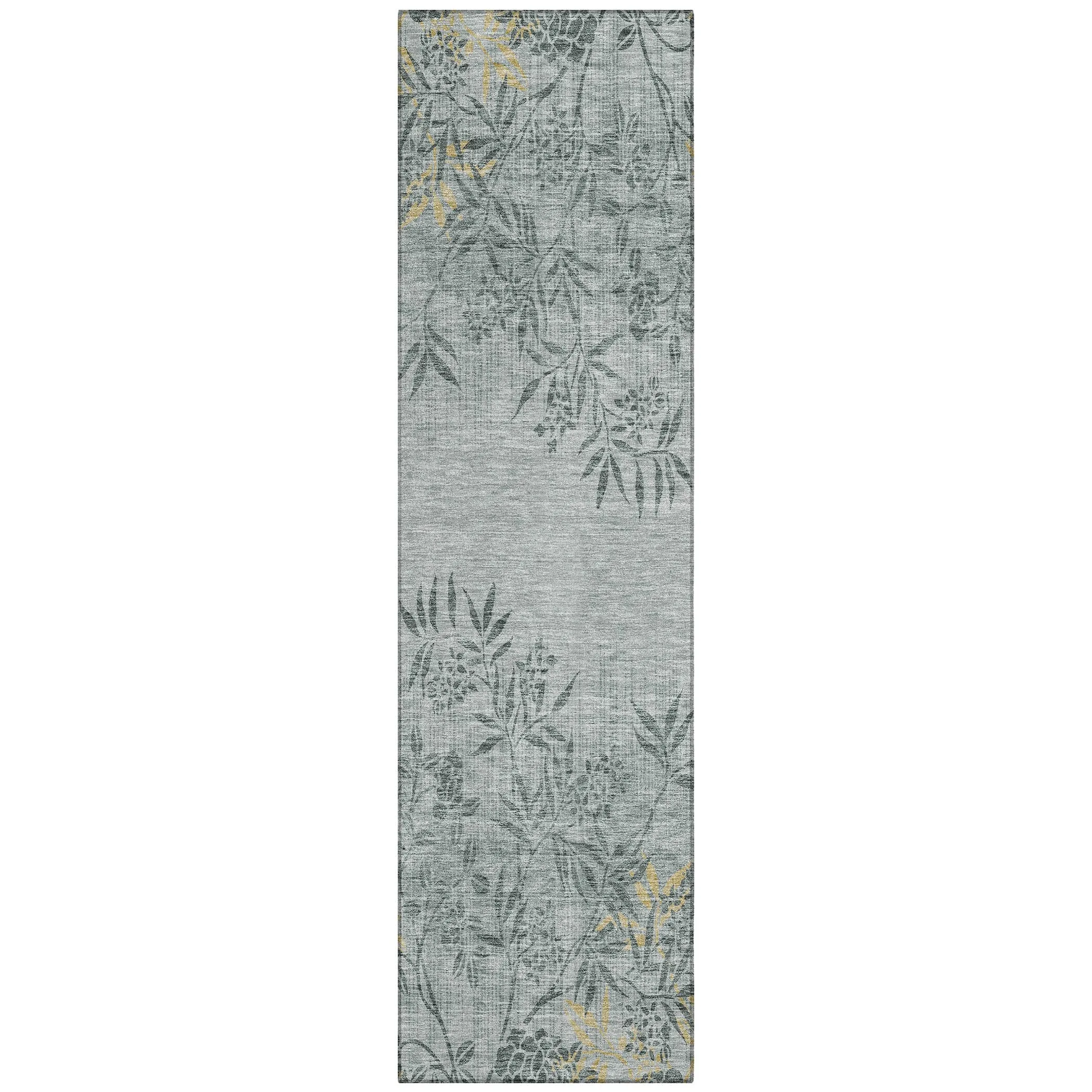 Machine Washable Indoor/ Outdoor Chantille Modern Garden Rug