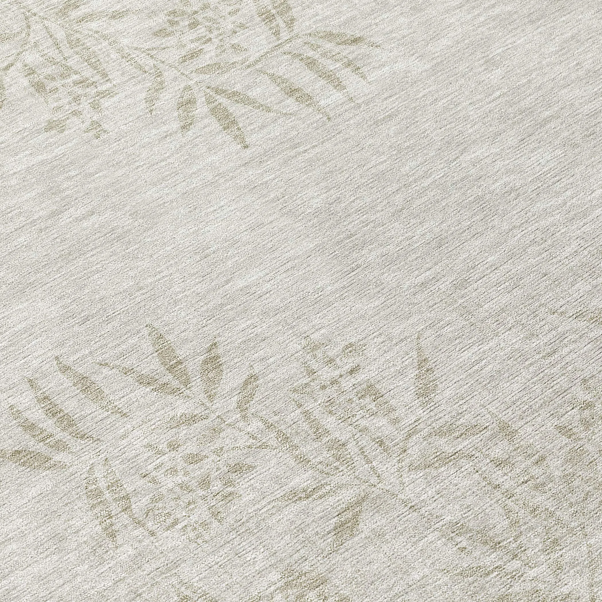 Machine Washable Indoor/ Outdoor Chantille Modern Garden Rug