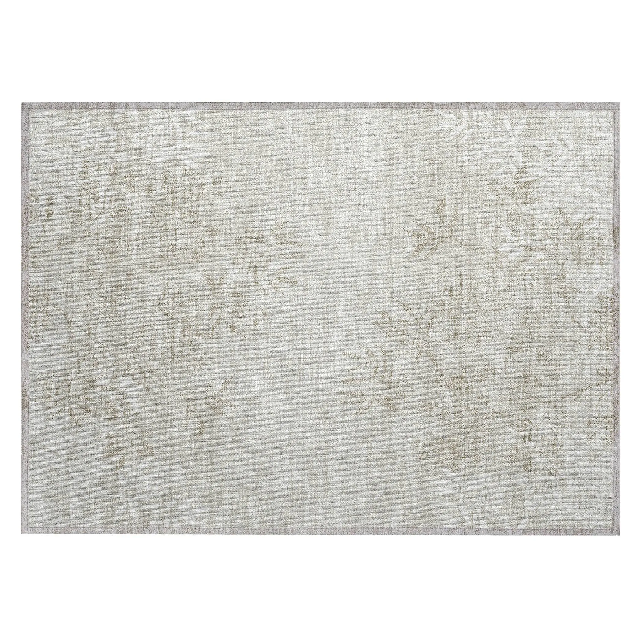 Machine Washable Indoor/ Outdoor Chantille Modern Garden Rug