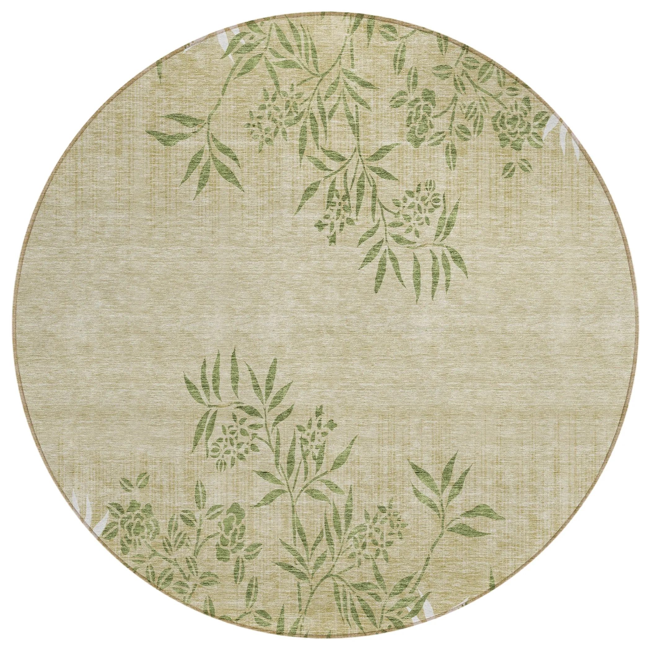 Machine Washable Indoor/ Outdoor Chantille Modern Garden Rug