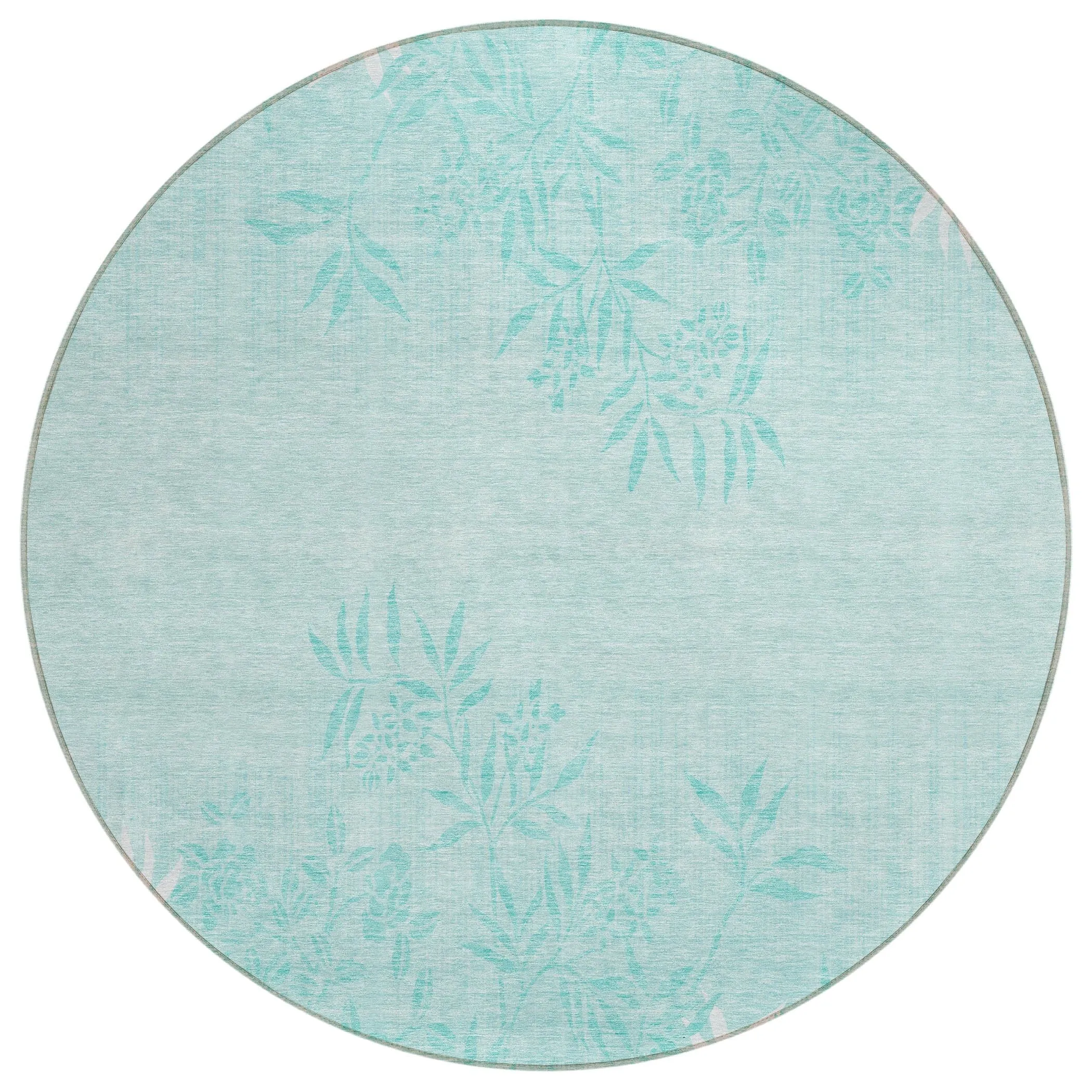 Machine Washable Indoor/ Outdoor Chantille Modern Garden Rug