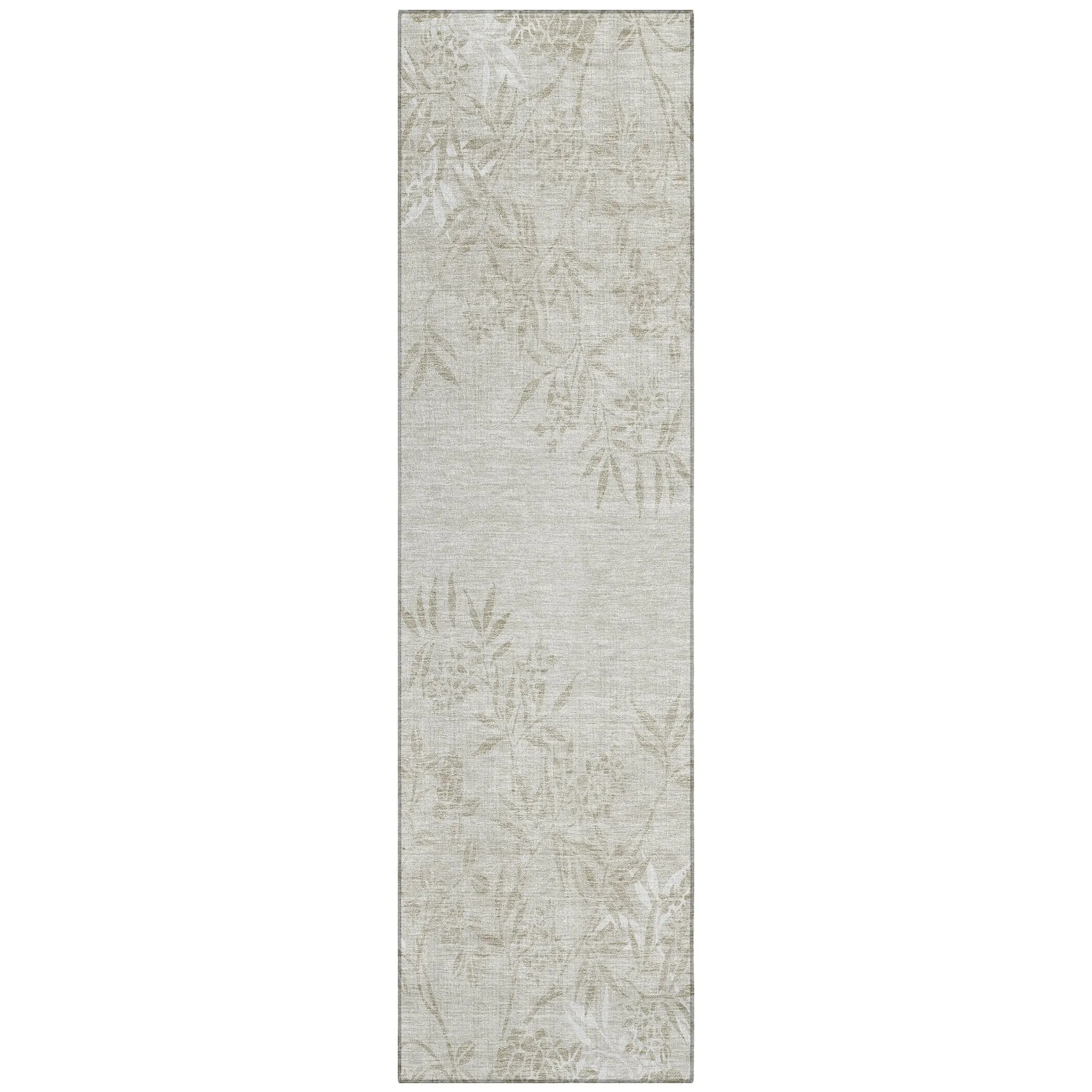 Machine Washable Indoor/ Outdoor Chantille Modern Garden Rug