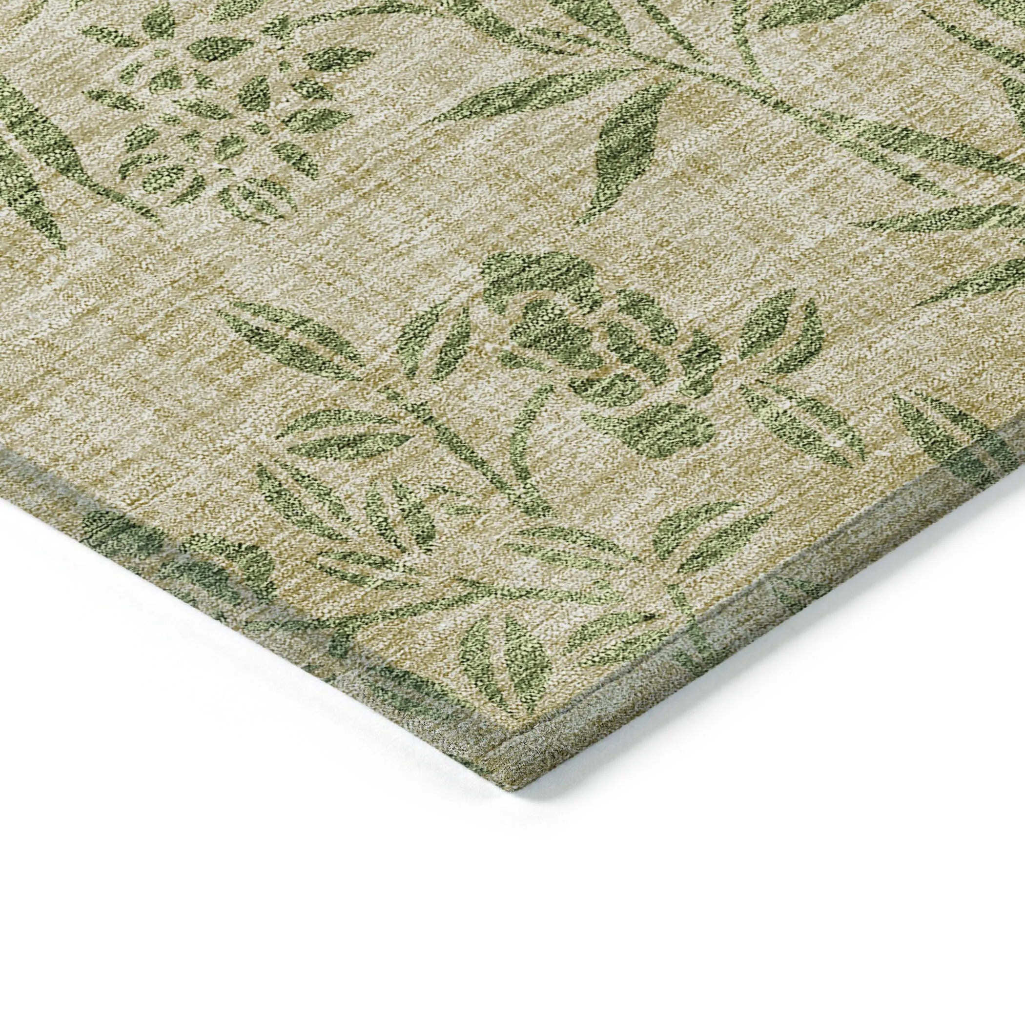 Machine Washable Indoor/ Outdoor Chantille Modern Garden Rug