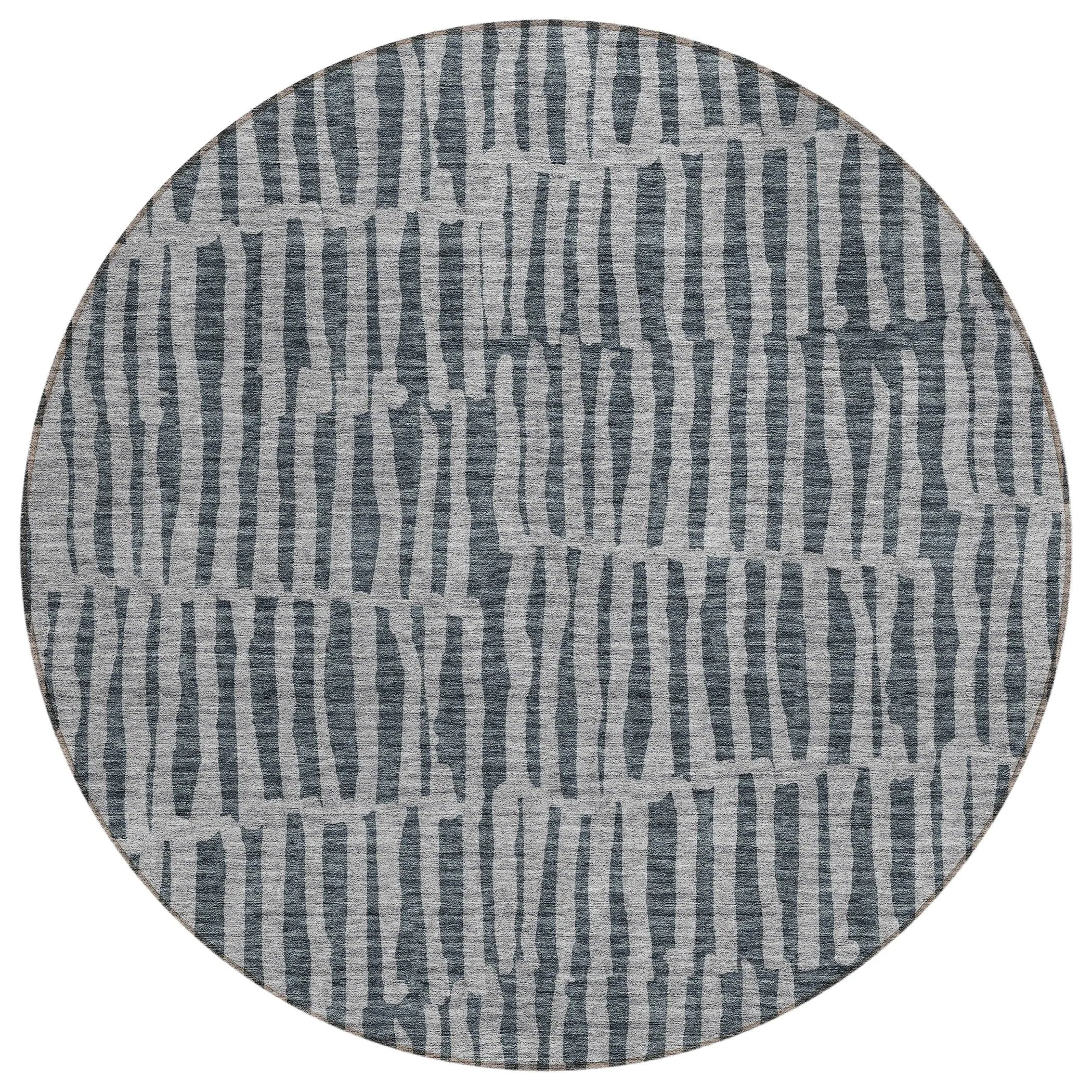 Machine Washable Indoor/ Outdoor Chantille Modern Geo Rug