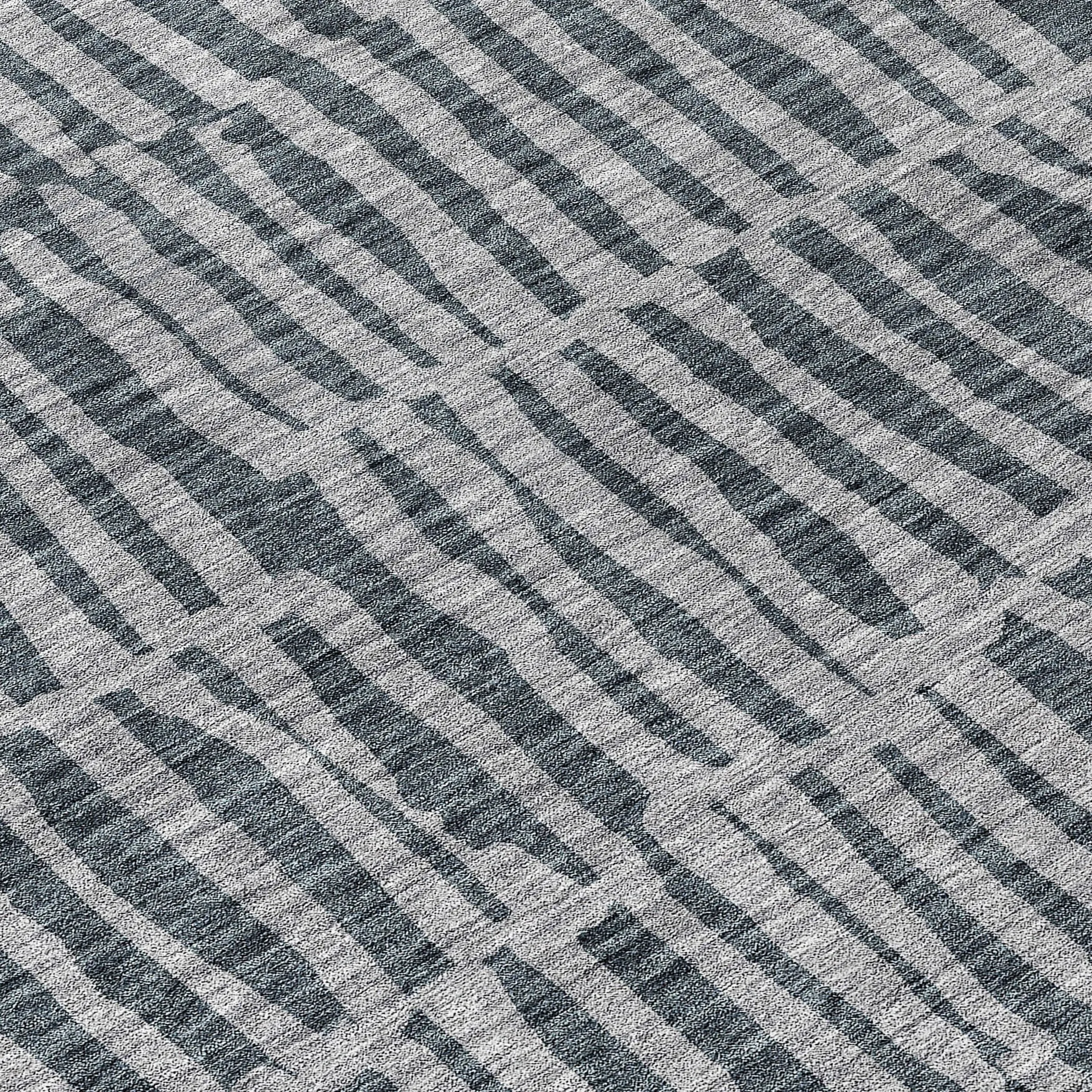 Machine Washable Indoor/ Outdoor Chantille Modern Geo Rug