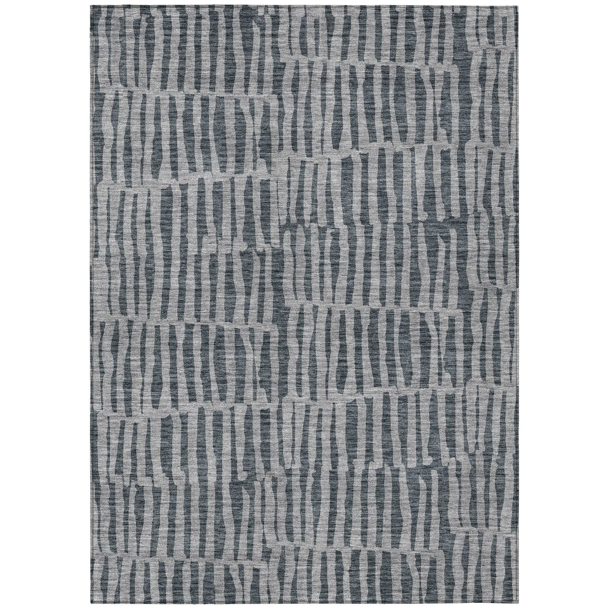 Machine Washable Indoor/ Outdoor Chantille Modern Geo Rug