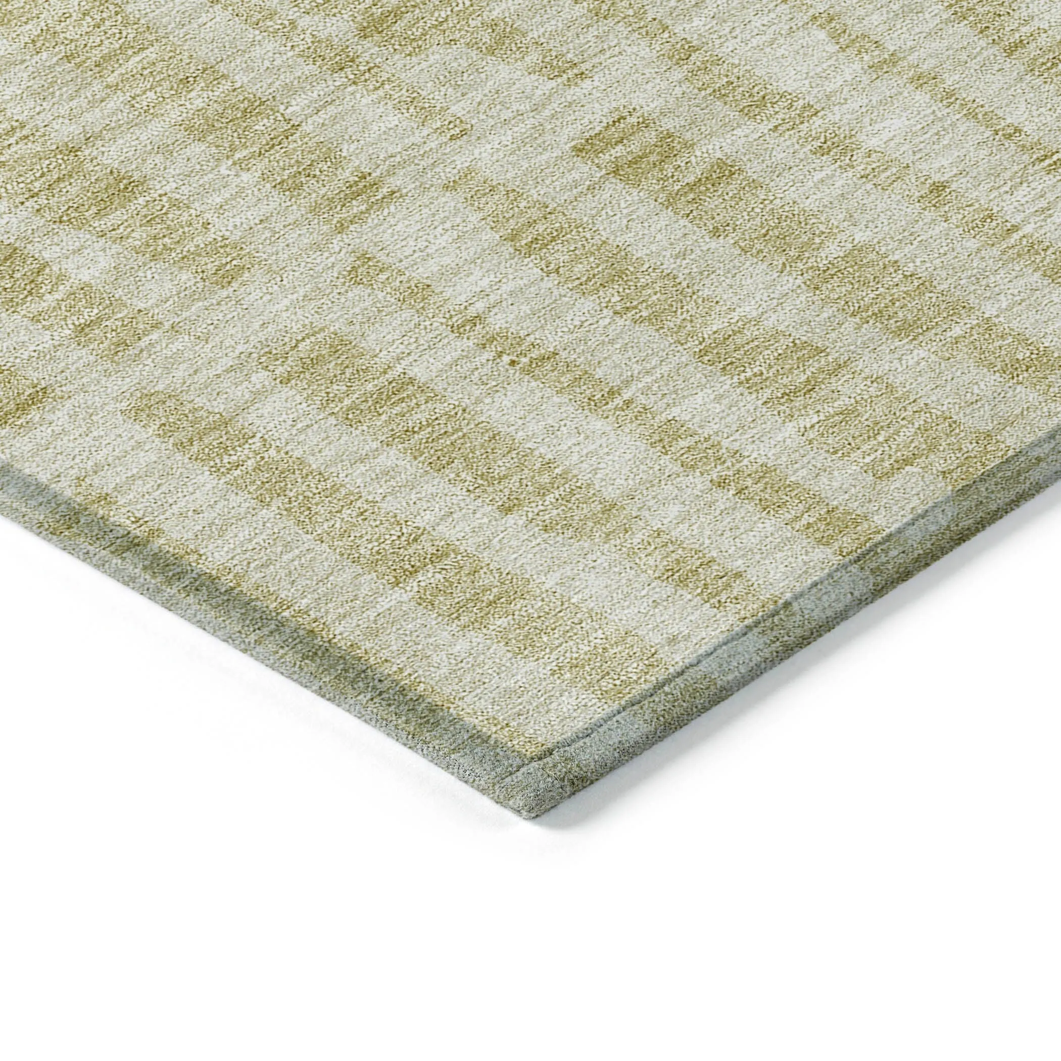 Machine Washable Indoor/ Outdoor Chantille Modern Geo Rug