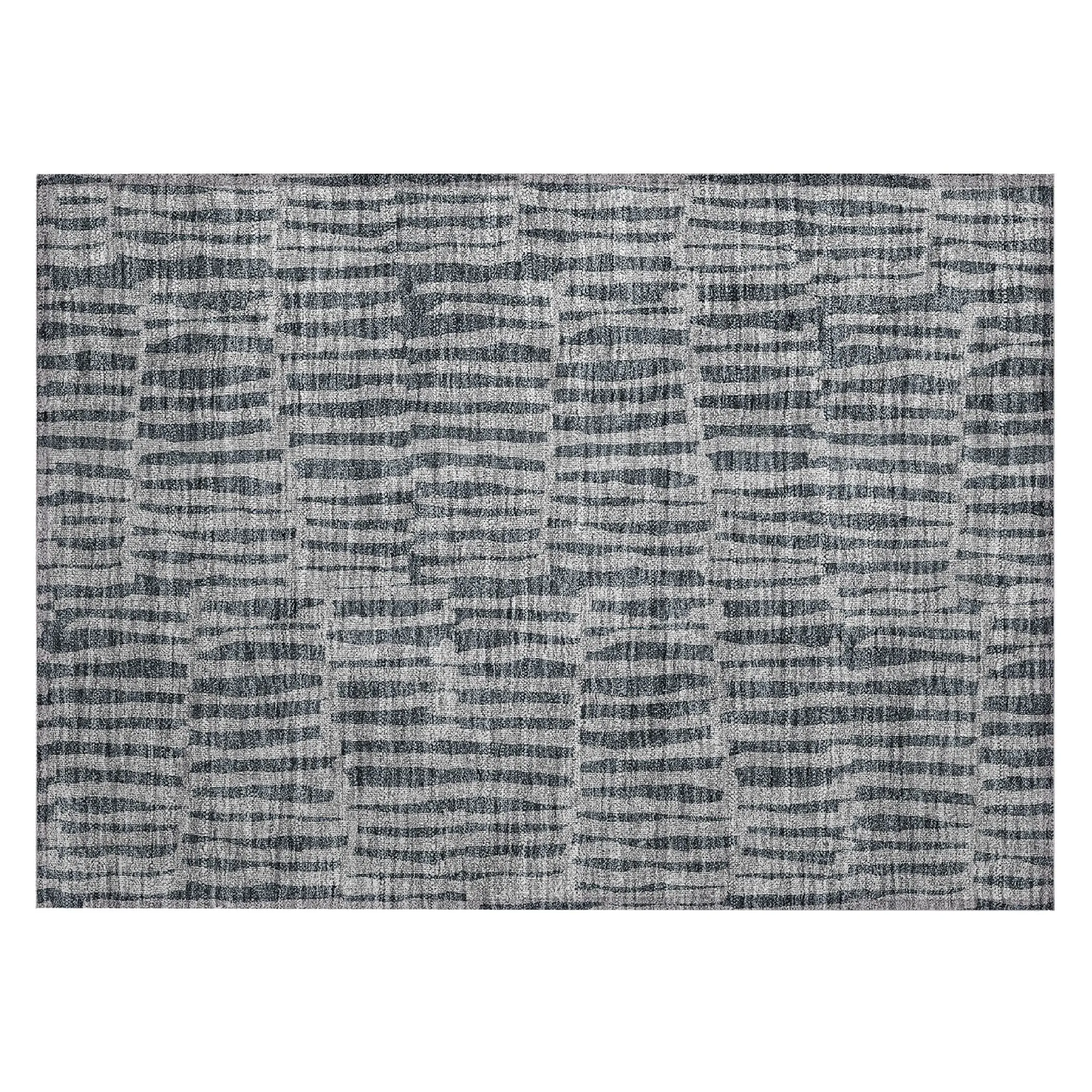 Machine Washable Indoor/ Outdoor Chantille Modern Geo Rug