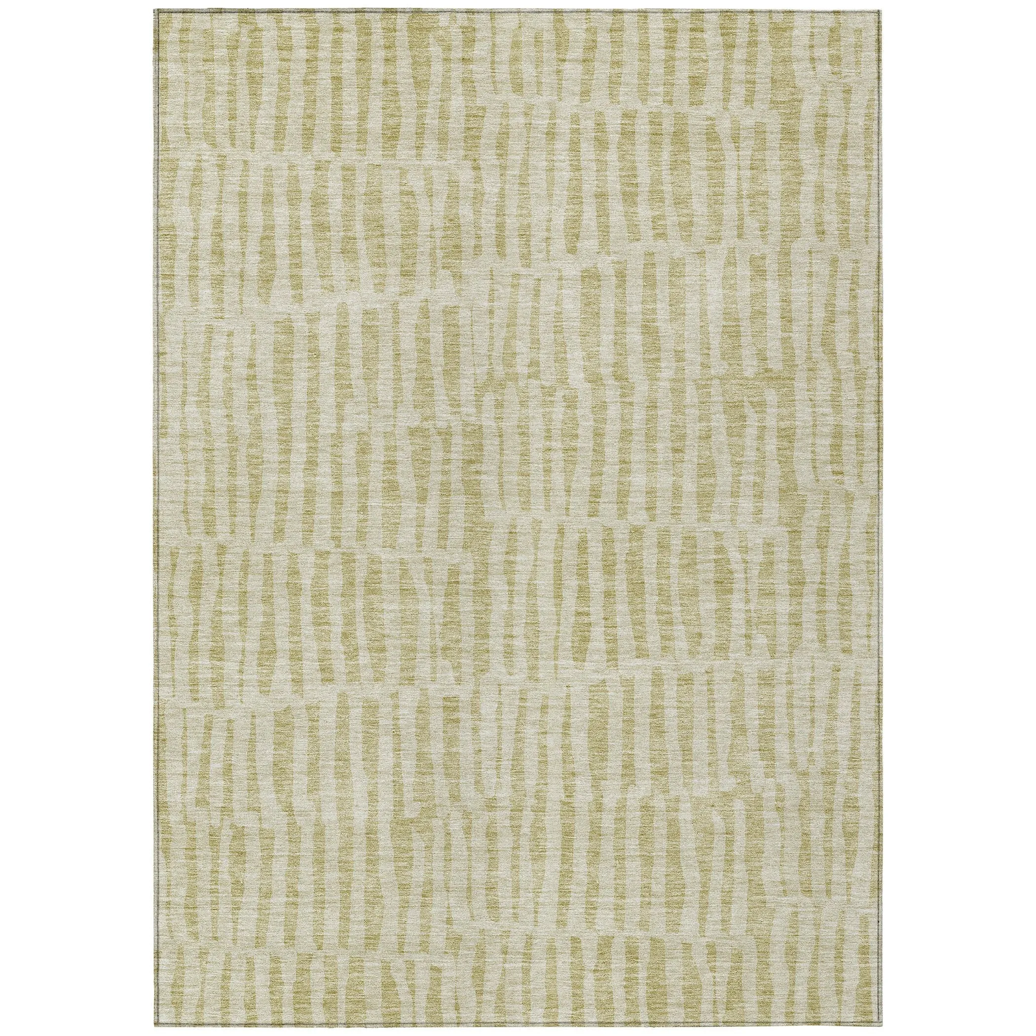 Machine Washable Indoor/ Outdoor Chantille Modern Geo Rug