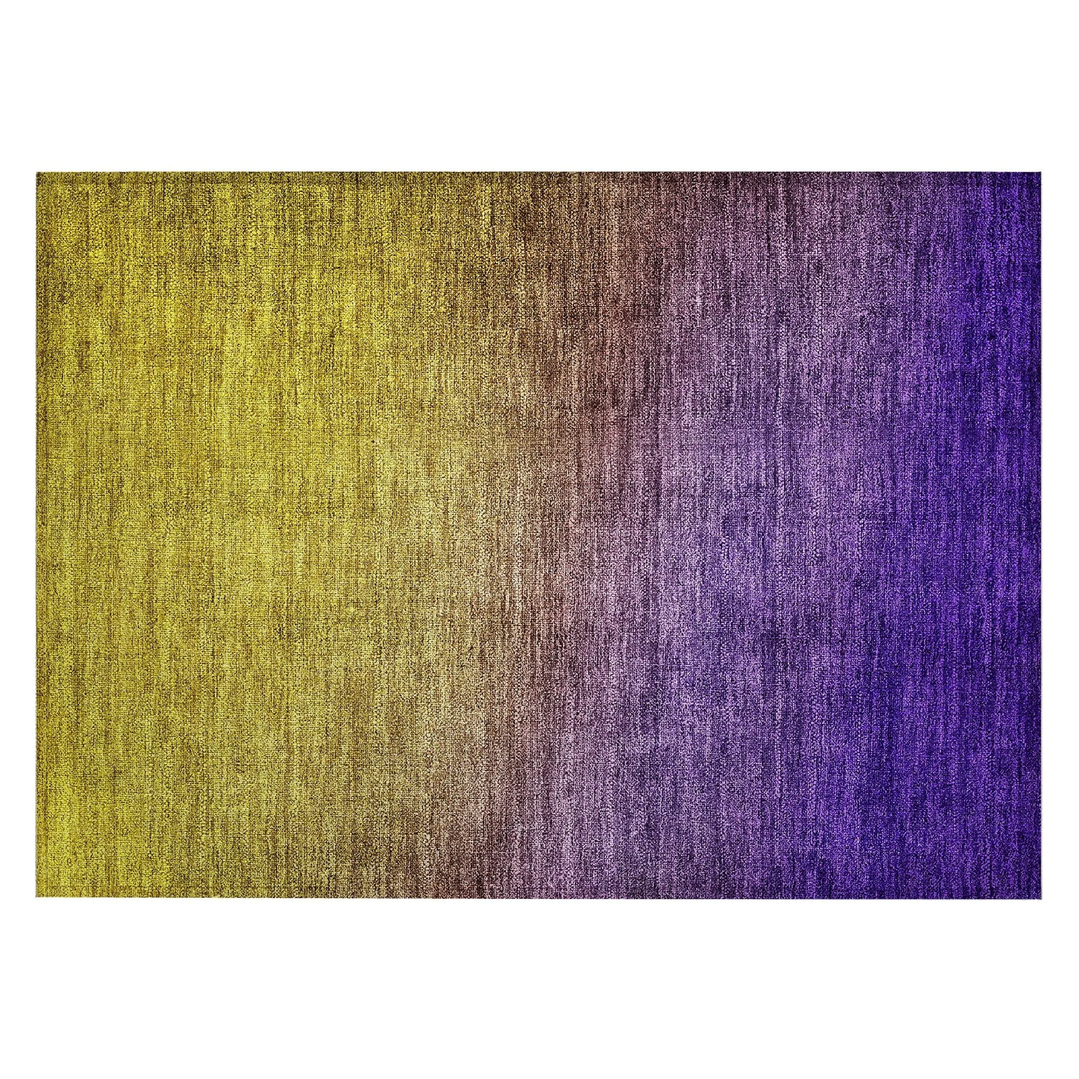 Machine Washable Indoor/ Outdoor Chantille Modern Ombre Rug