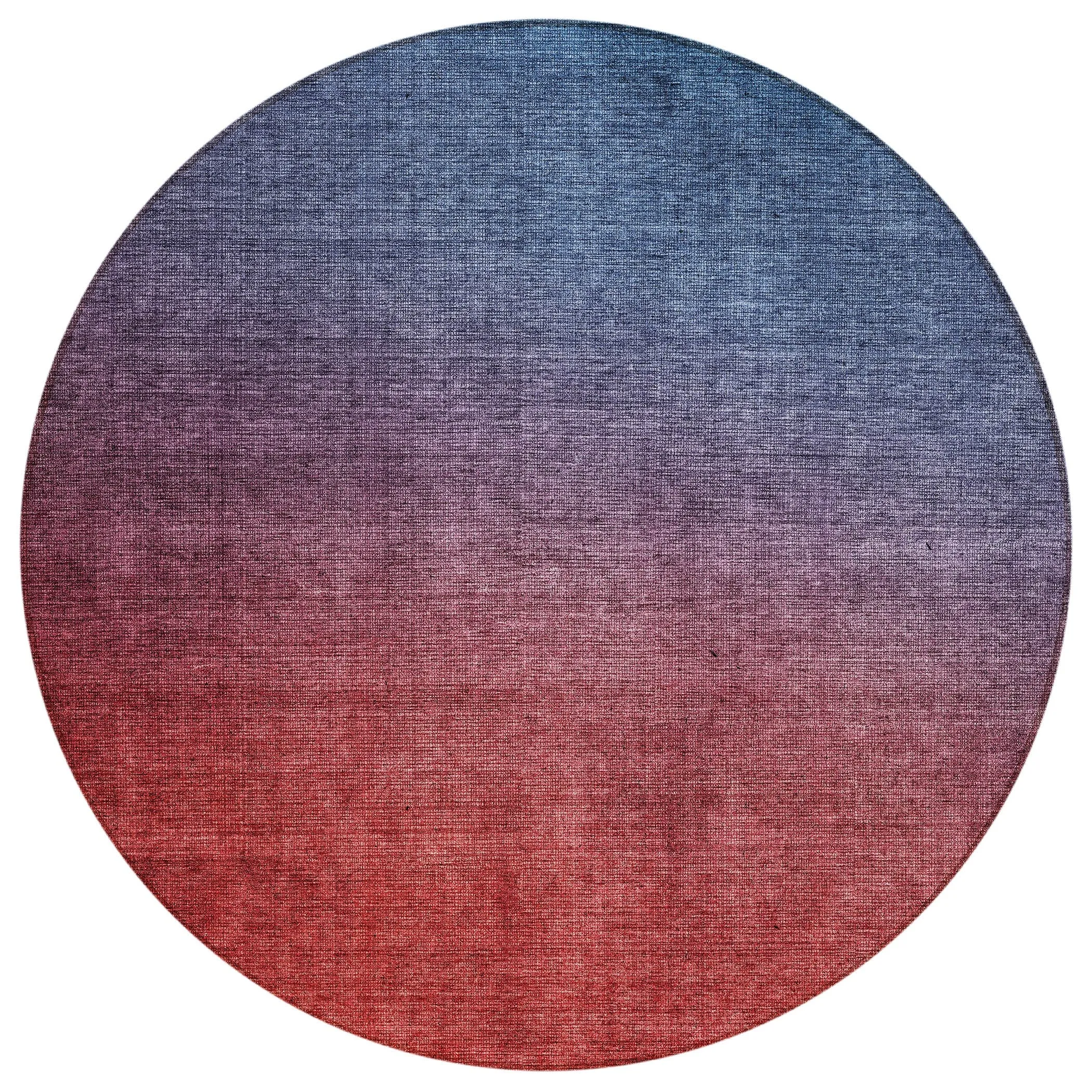 Machine Washable Indoor/ Outdoor Chantille Modern Ombre Rug