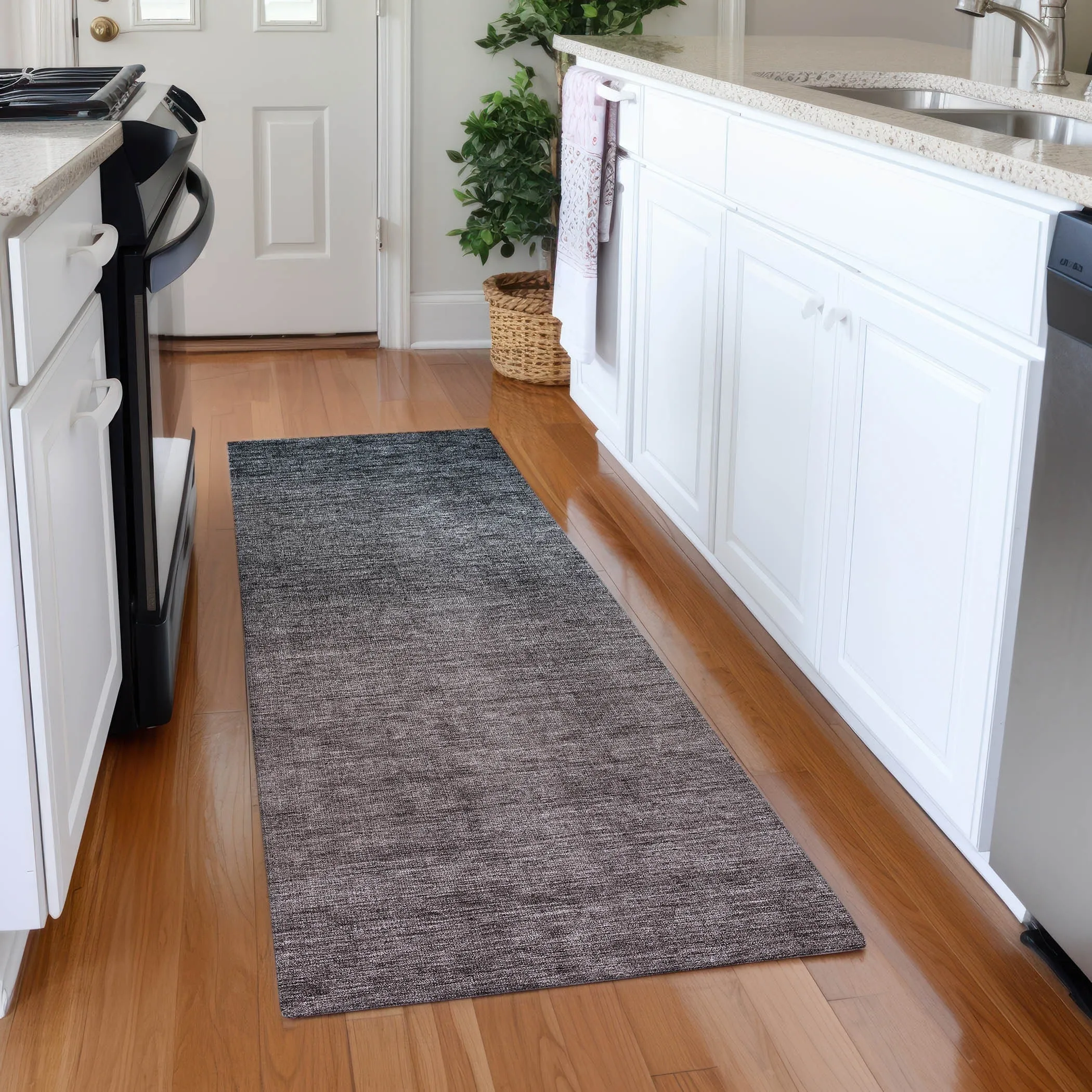 Machine Washable Indoor/ Outdoor Chantille Modern Ombre Rug