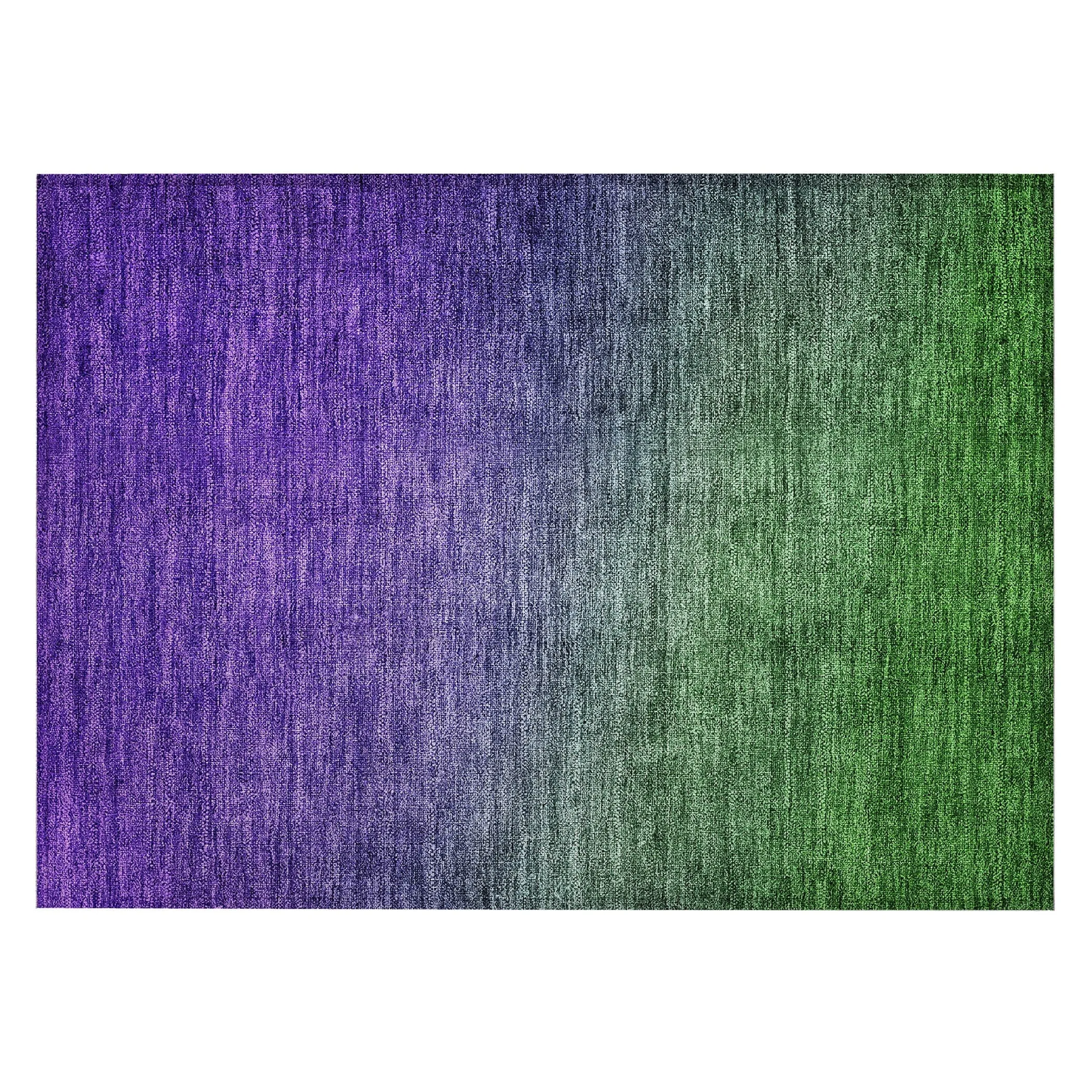 Machine Washable Indoor/ Outdoor Chantille Modern Ombre Rug