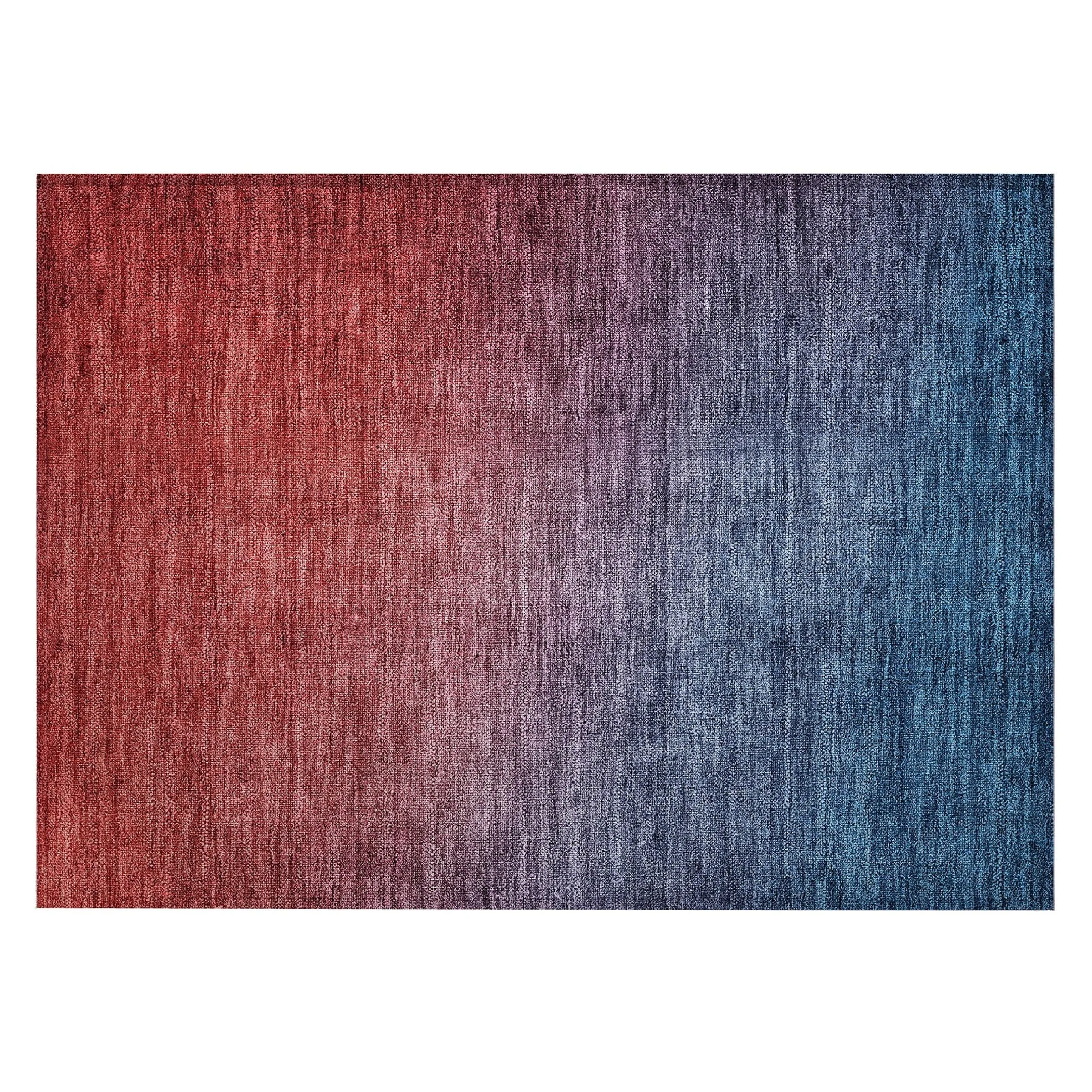 Machine Washable Indoor/ Outdoor Chantille Modern Ombre Rug