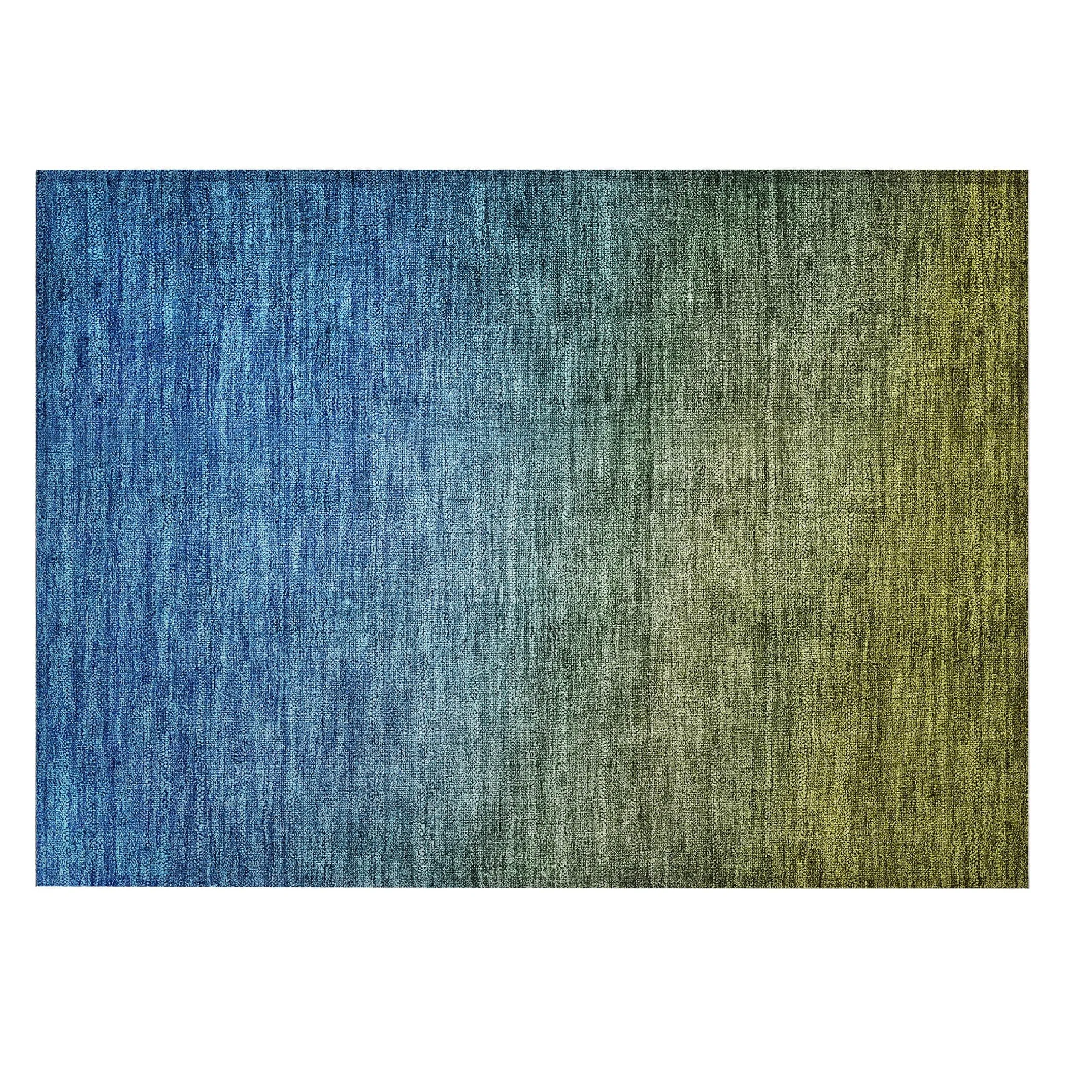 Machine Washable Indoor/ Outdoor Chantille Modern Ombre Rug