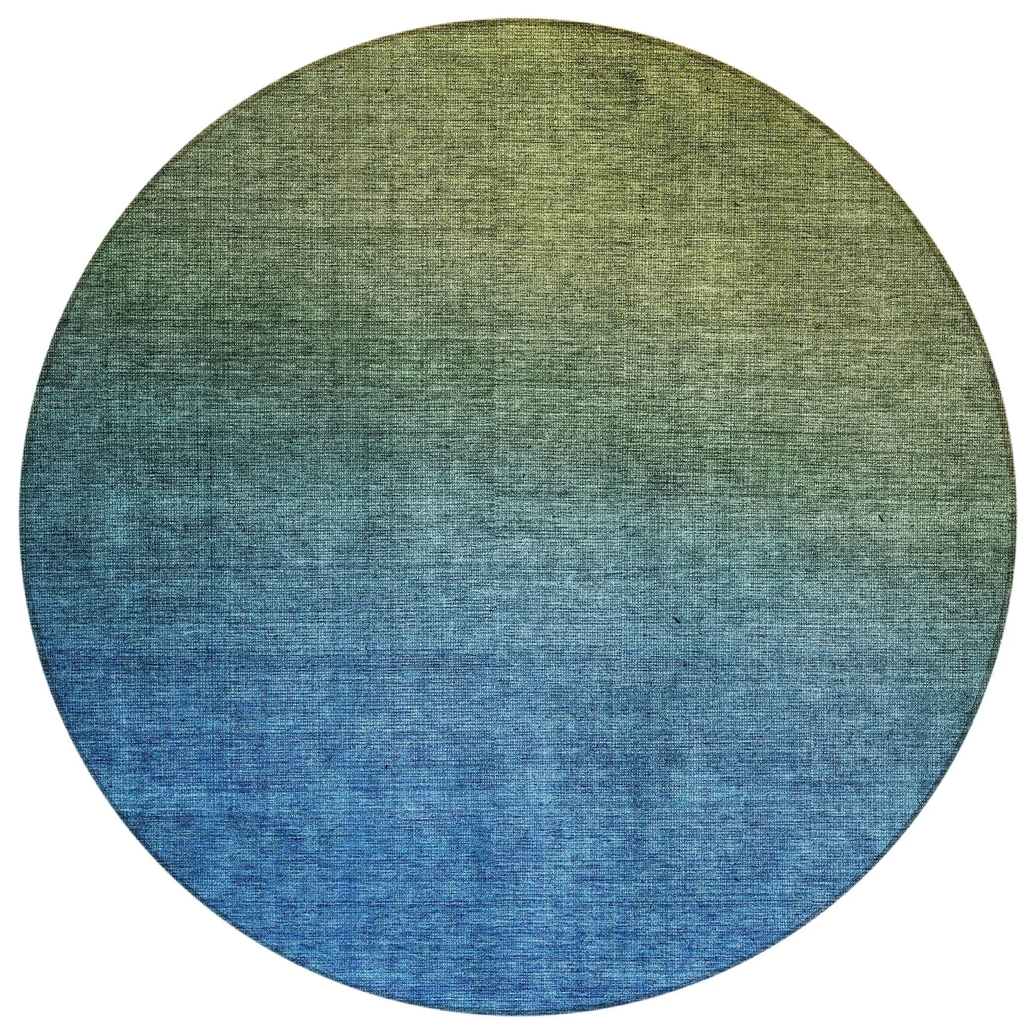 Machine Washable Indoor/ Outdoor Chantille Modern Ombre Rug
