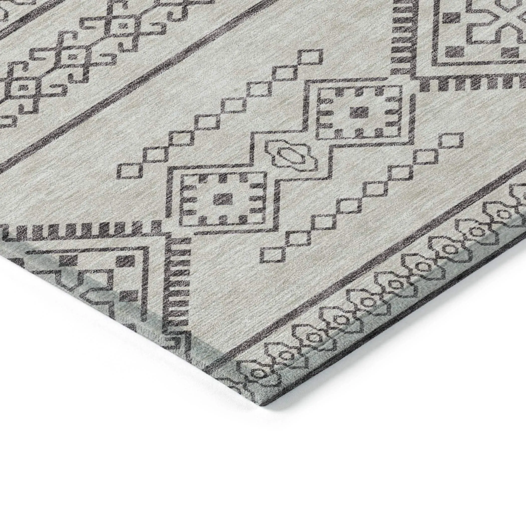 Machine Washable Indoor/ Outdoor Chantille Moroccan Boho Rug