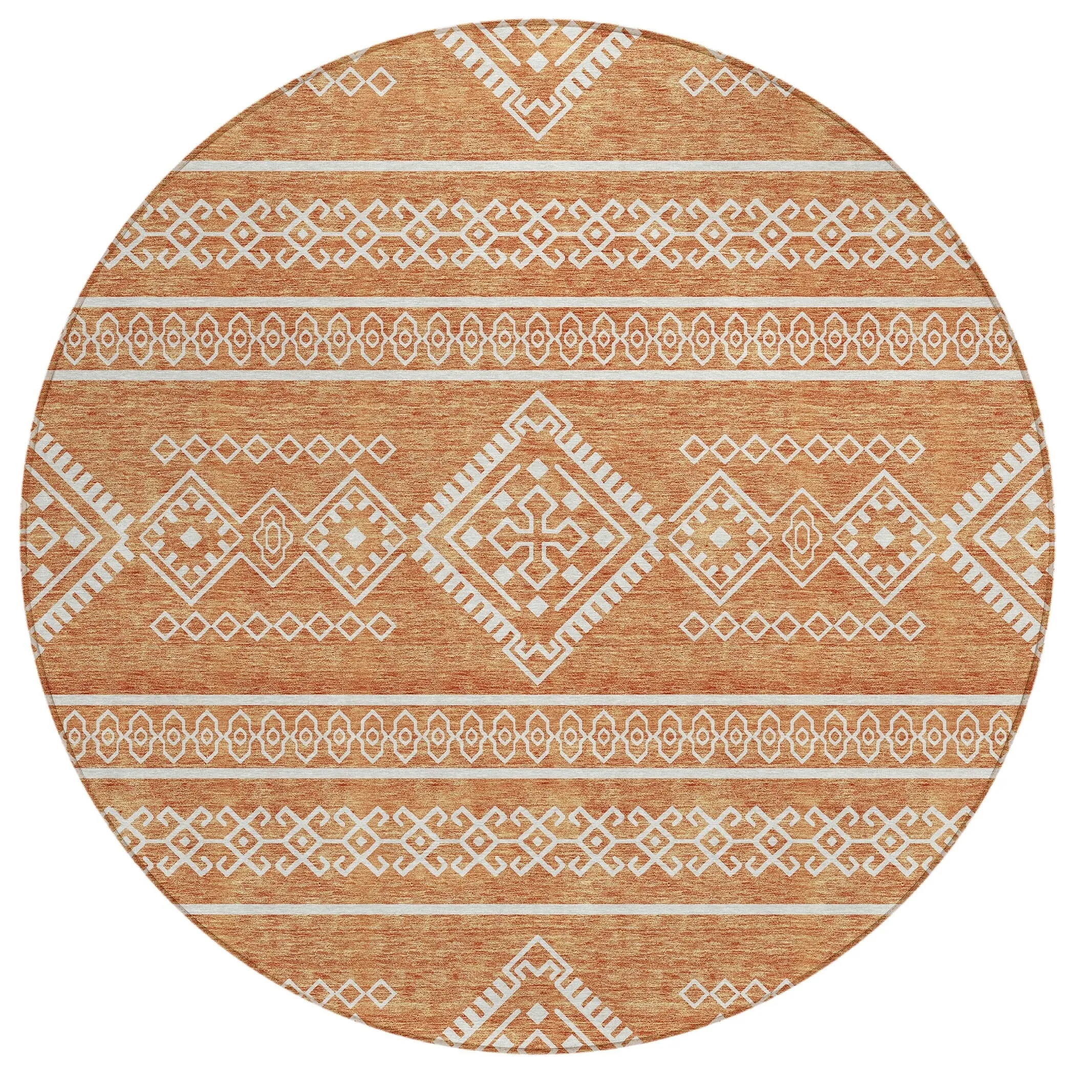 Machine Washable Indoor/ Outdoor Chantille Moroccan Boho Rug
