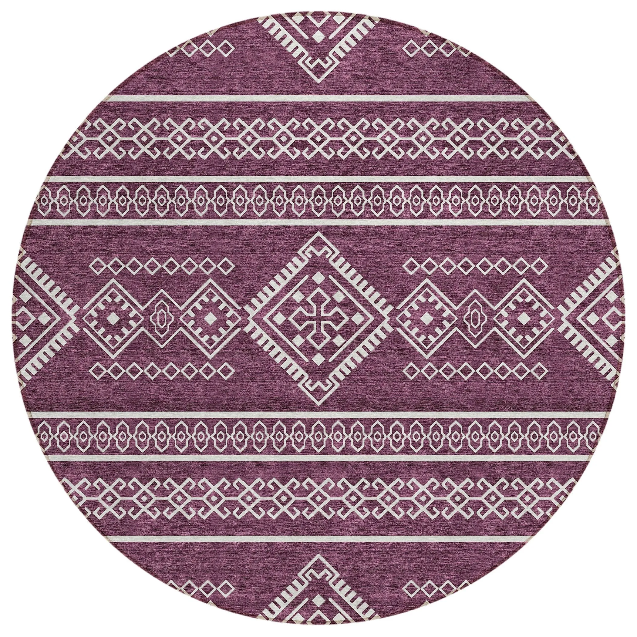 Machine Washable Indoor/ Outdoor Chantille Moroccan Boho Rug