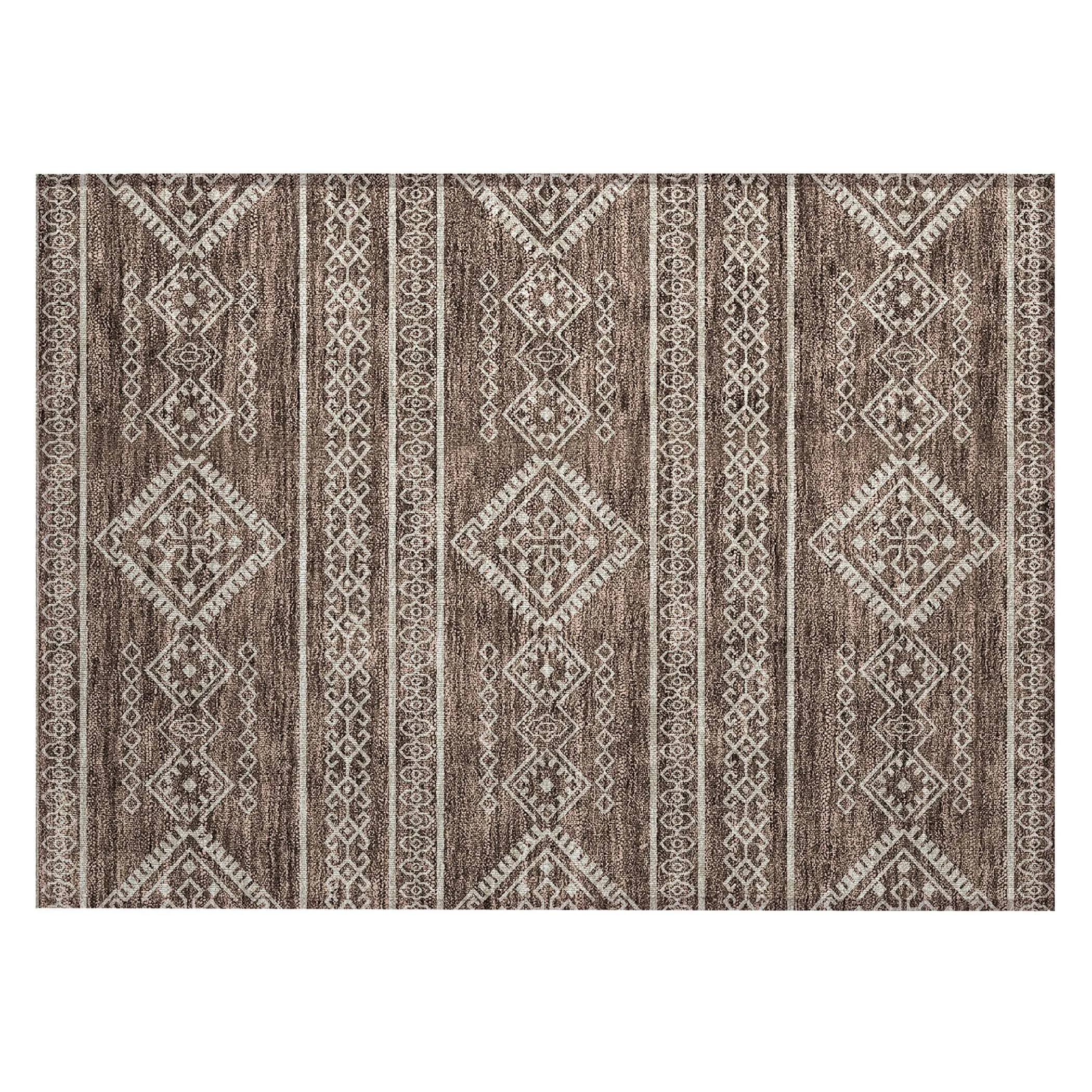 Machine Washable Indoor/ Outdoor Chantille Moroccan Boho Rug