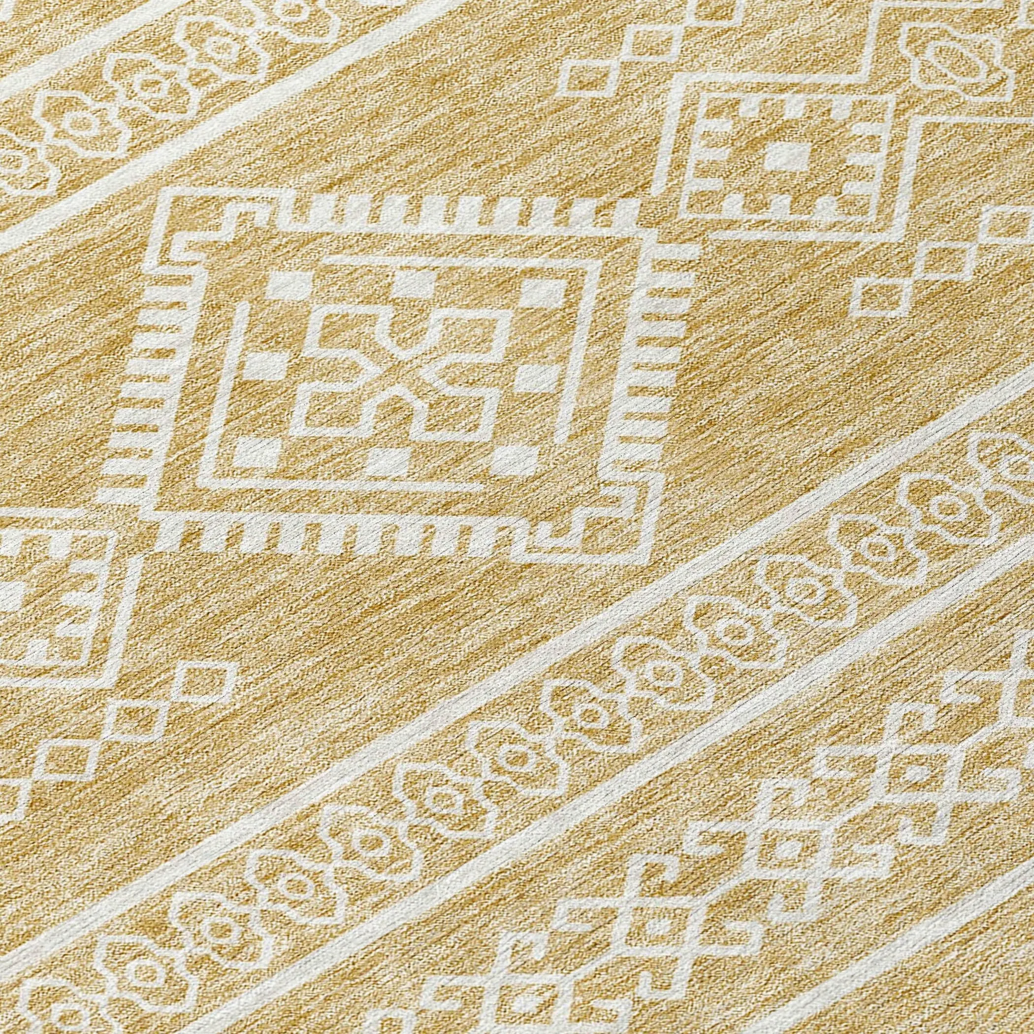Machine Washable Indoor/ Outdoor Chantille Moroccan Boho Rug