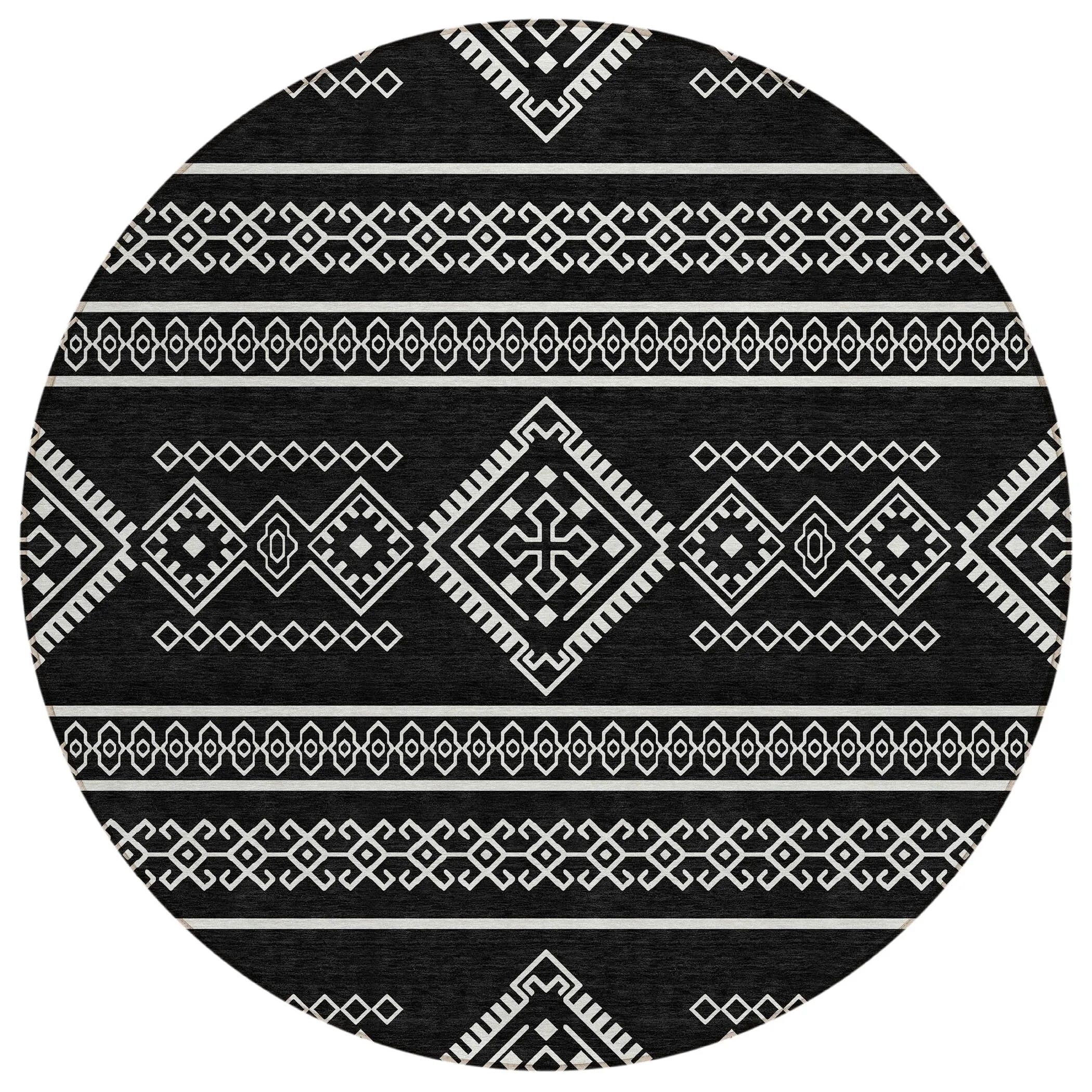 Machine Washable Indoor/ Outdoor Chantille Moroccan Boho Rug