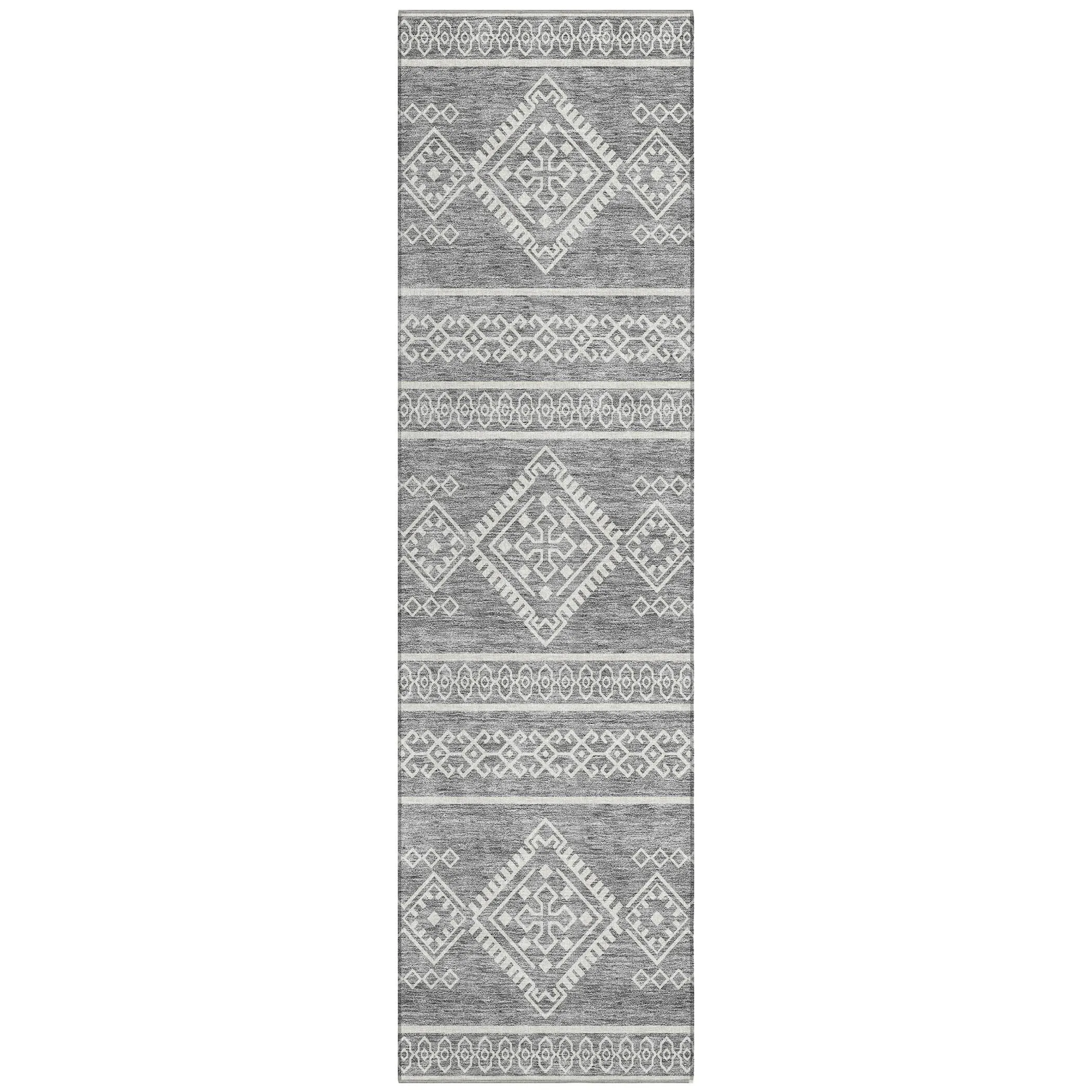 Machine Washable Indoor/ Outdoor Chantille Moroccan Boho Rug