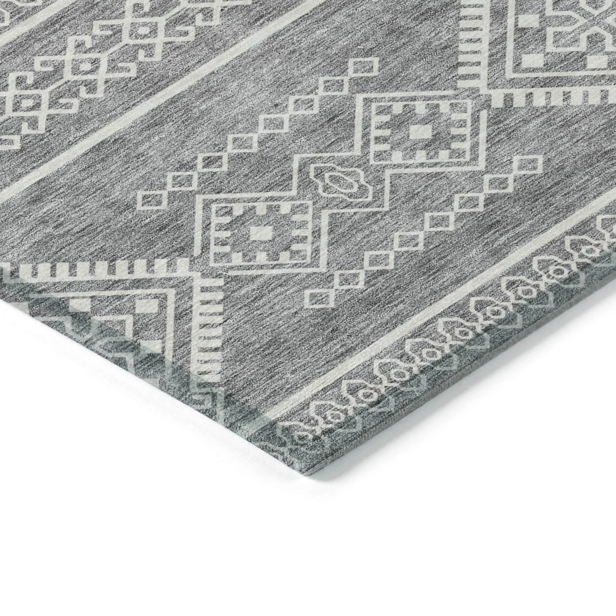 Machine Washable Indoor/ Outdoor Chantille Moroccan Boho Rug