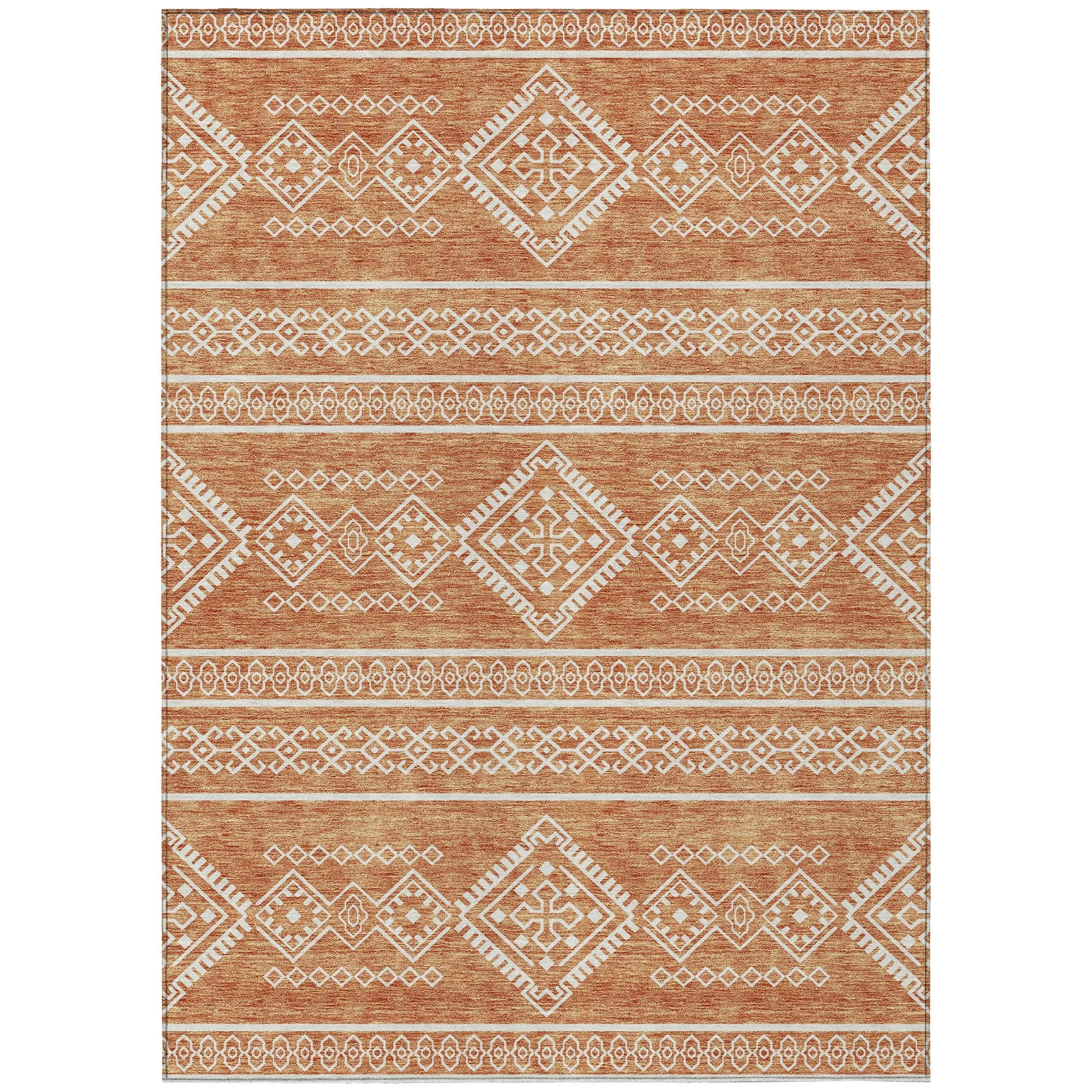 Machine Washable Indoor/ Outdoor Chantille Moroccan Boho Rug