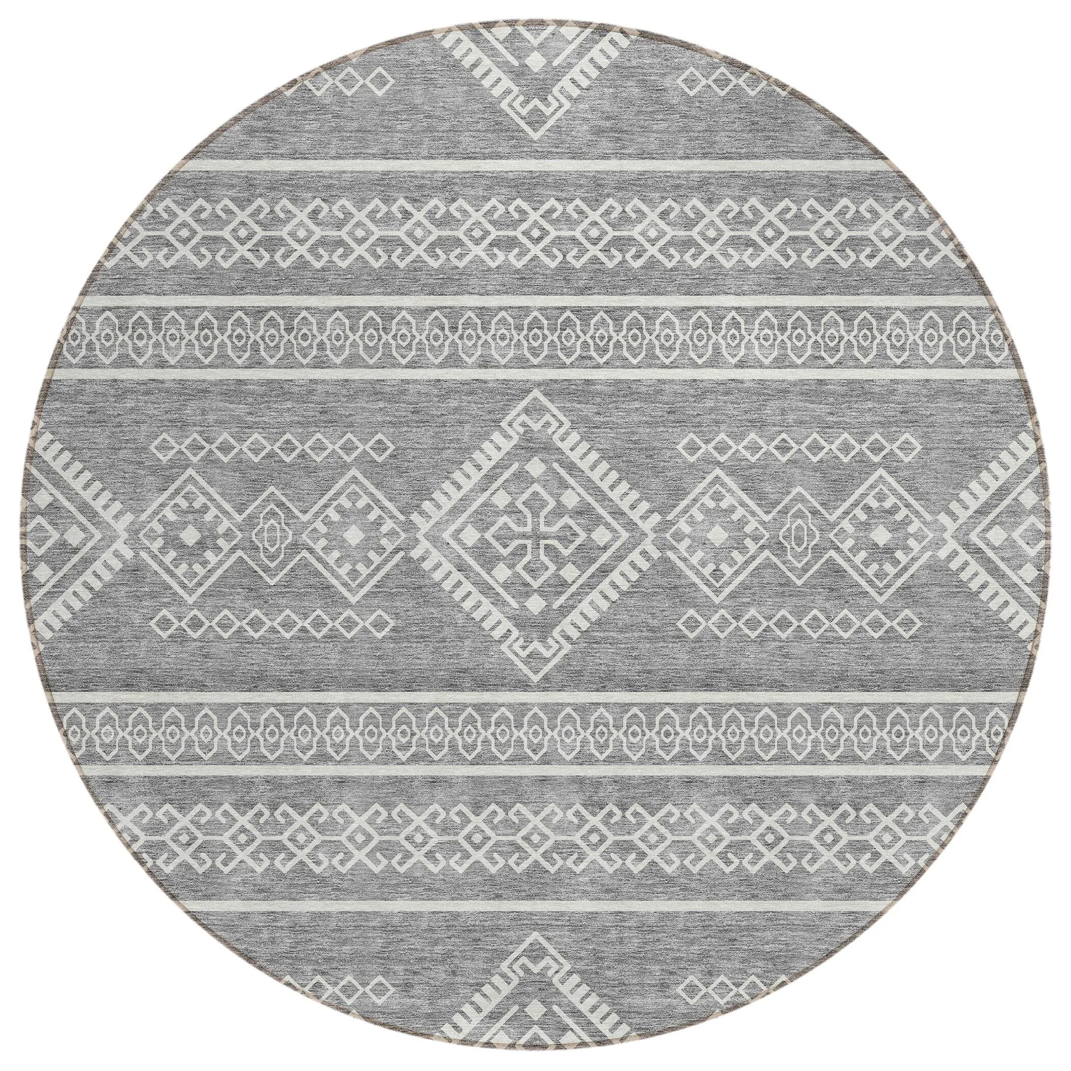 Machine Washable Indoor/ Outdoor Chantille Moroccan Boho Rug