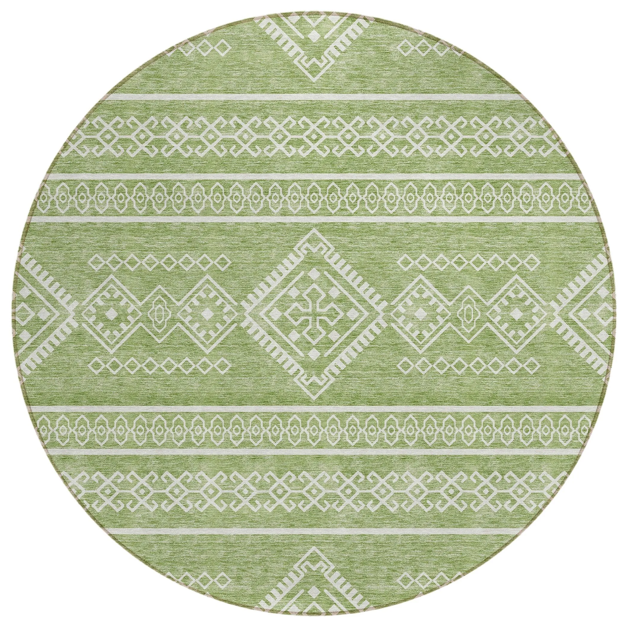 Machine Washable Indoor/ Outdoor Chantille Moroccan Boho Rug