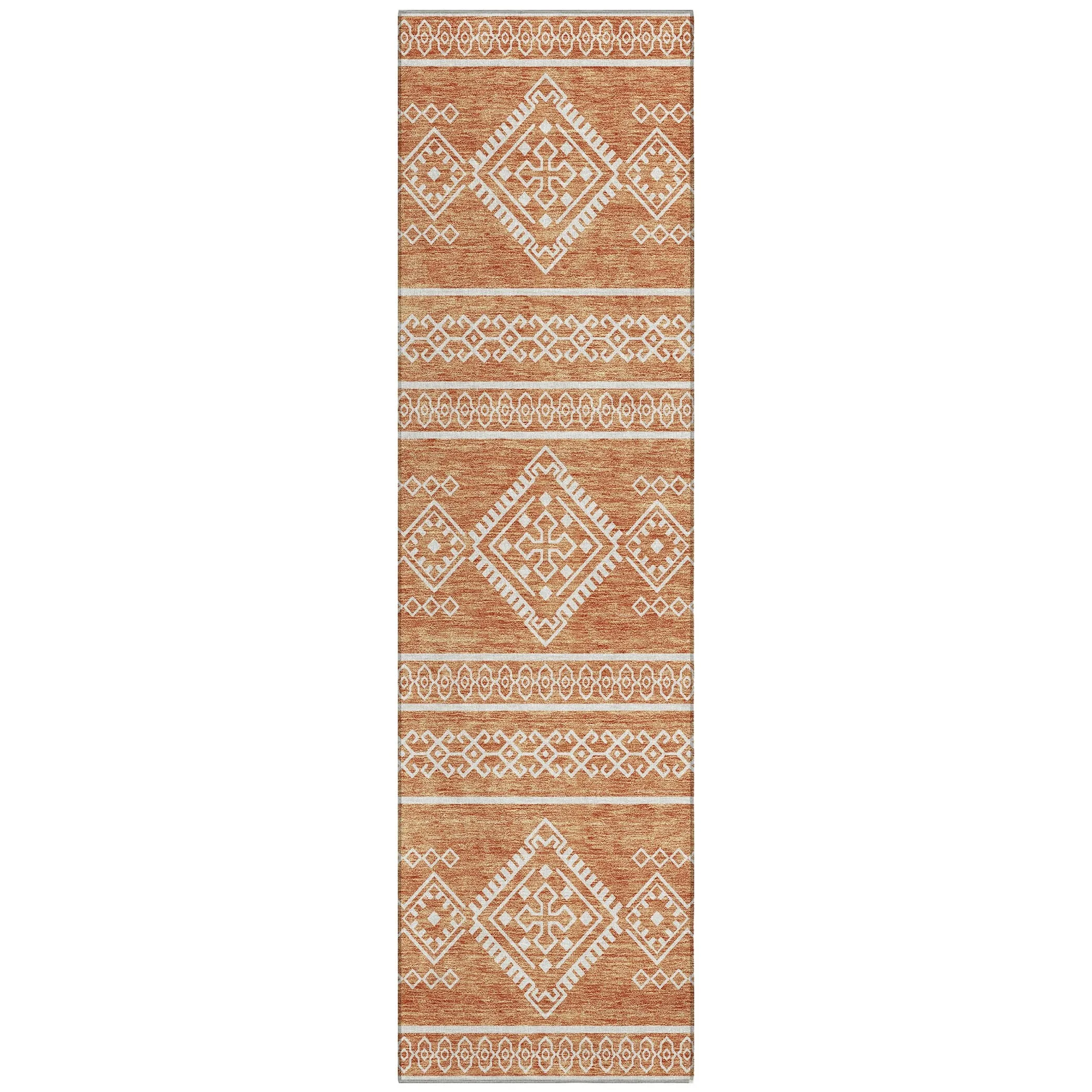 Machine Washable Indoor/ Outdoor Chantille Moroccan Boho Rug