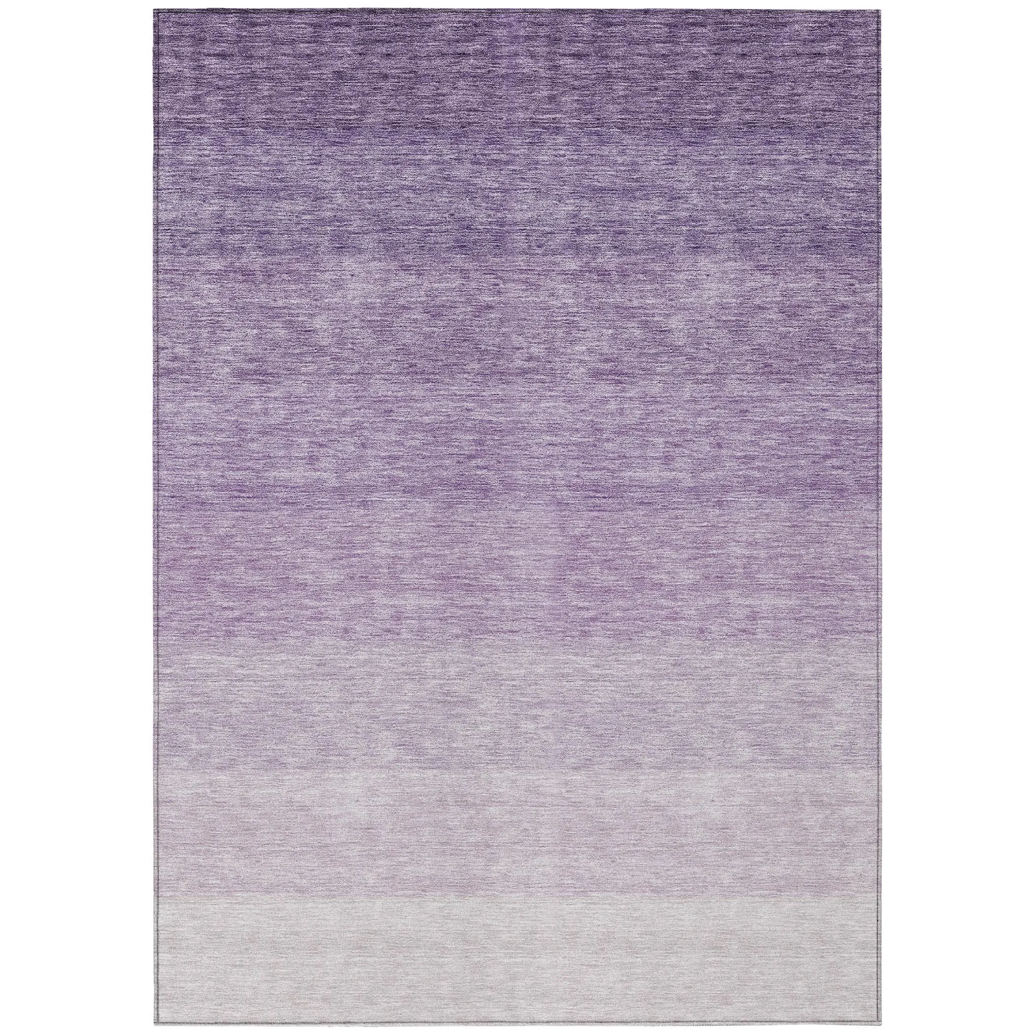 Machine Washable Indoor/ Outdoor Chantille Ombre Solid Rug