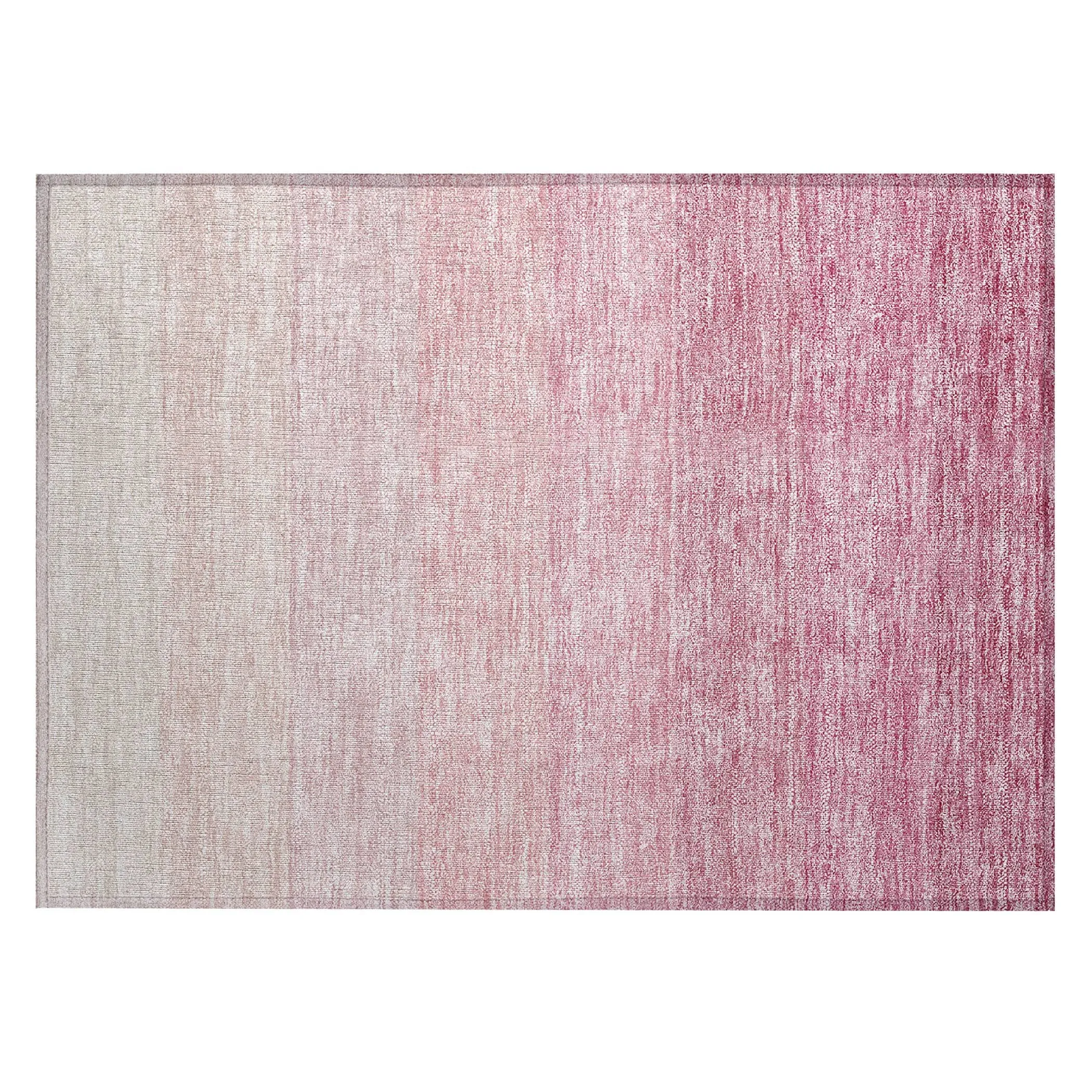 Machine Washable Indoor/ Outdoor Chantille Ombre Solid Rug