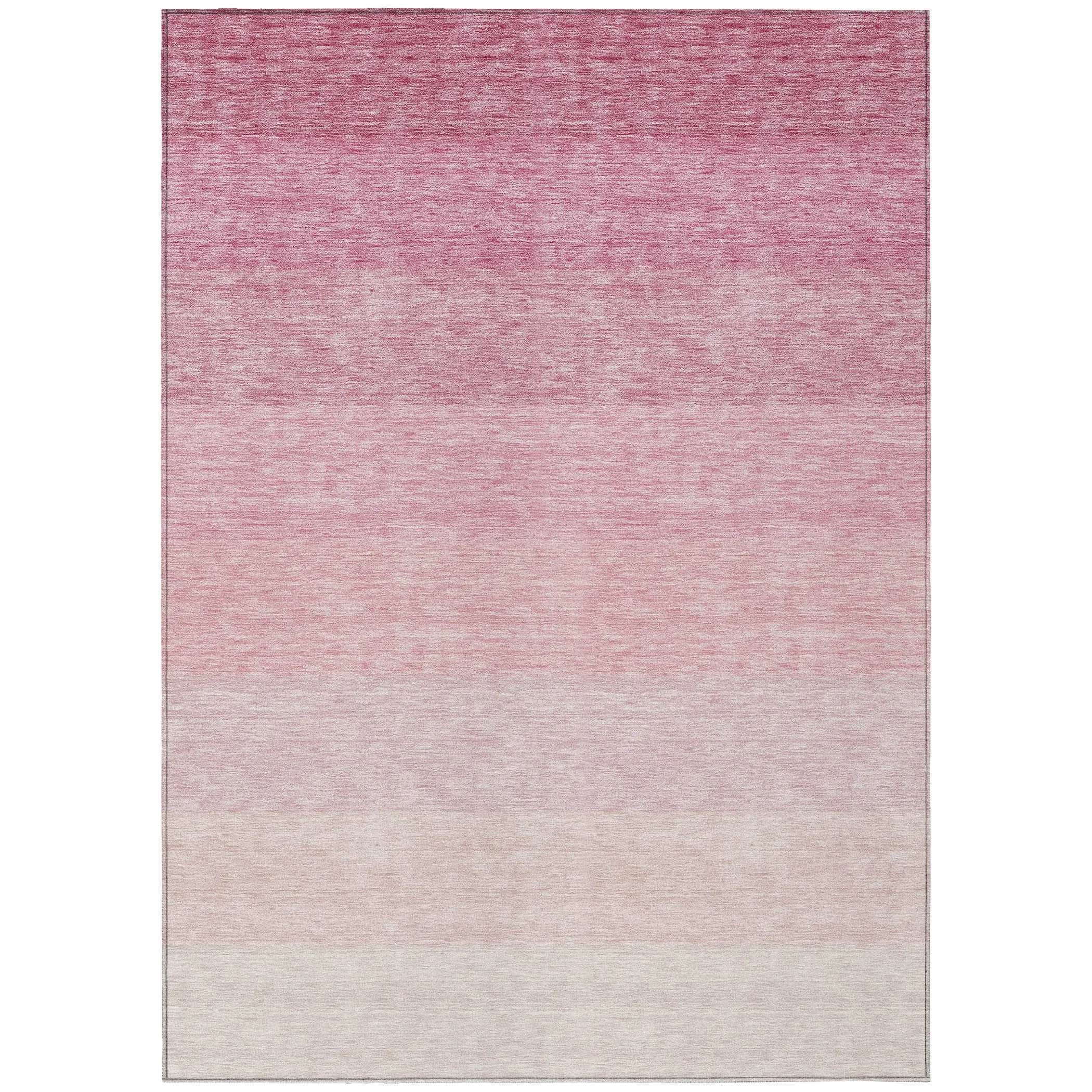 Machine Washable Indoor/ Outdoor Chantille Ombre Solid Rug