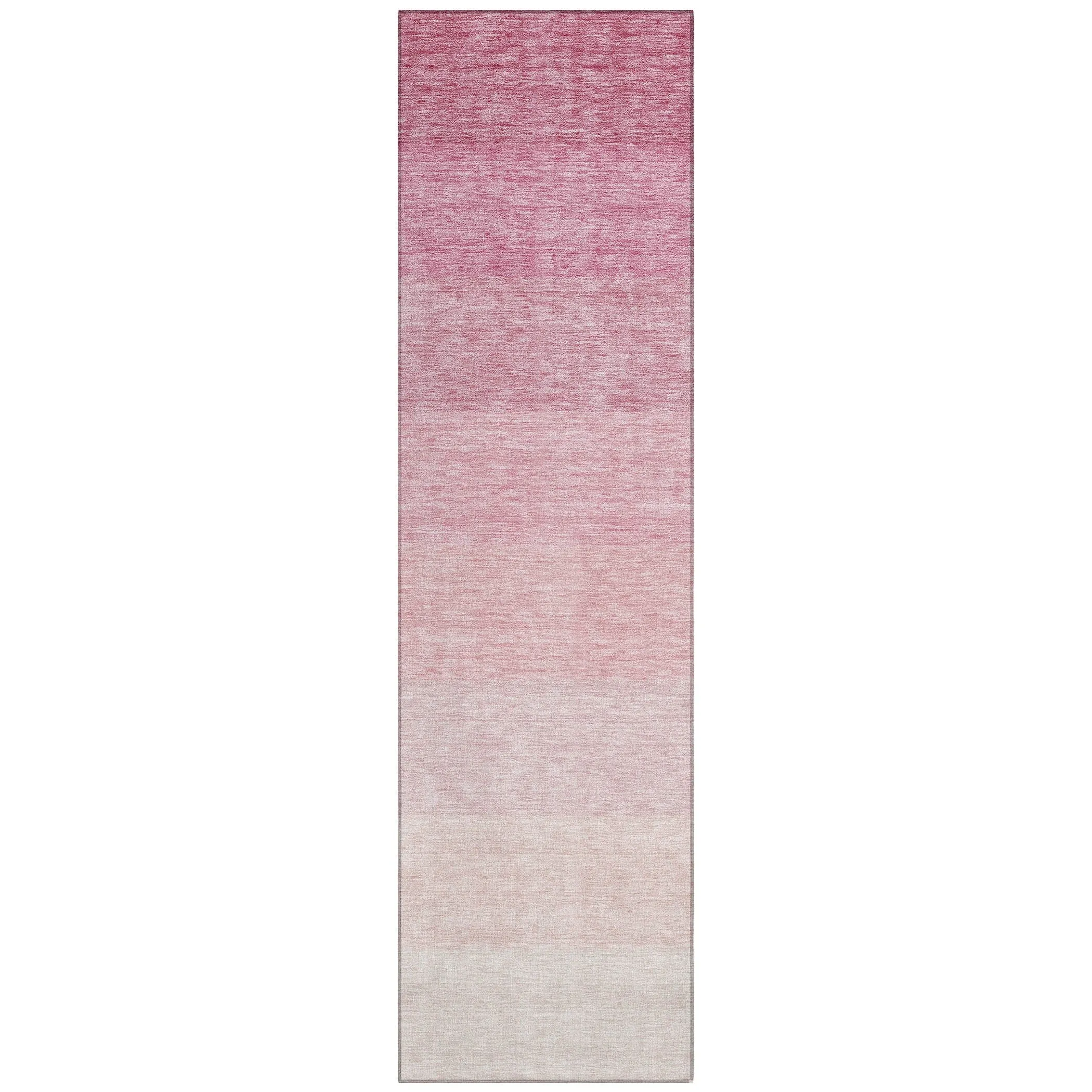 Machine Washable Indoor/ Outdoor Chantille Ombre Solid Rug