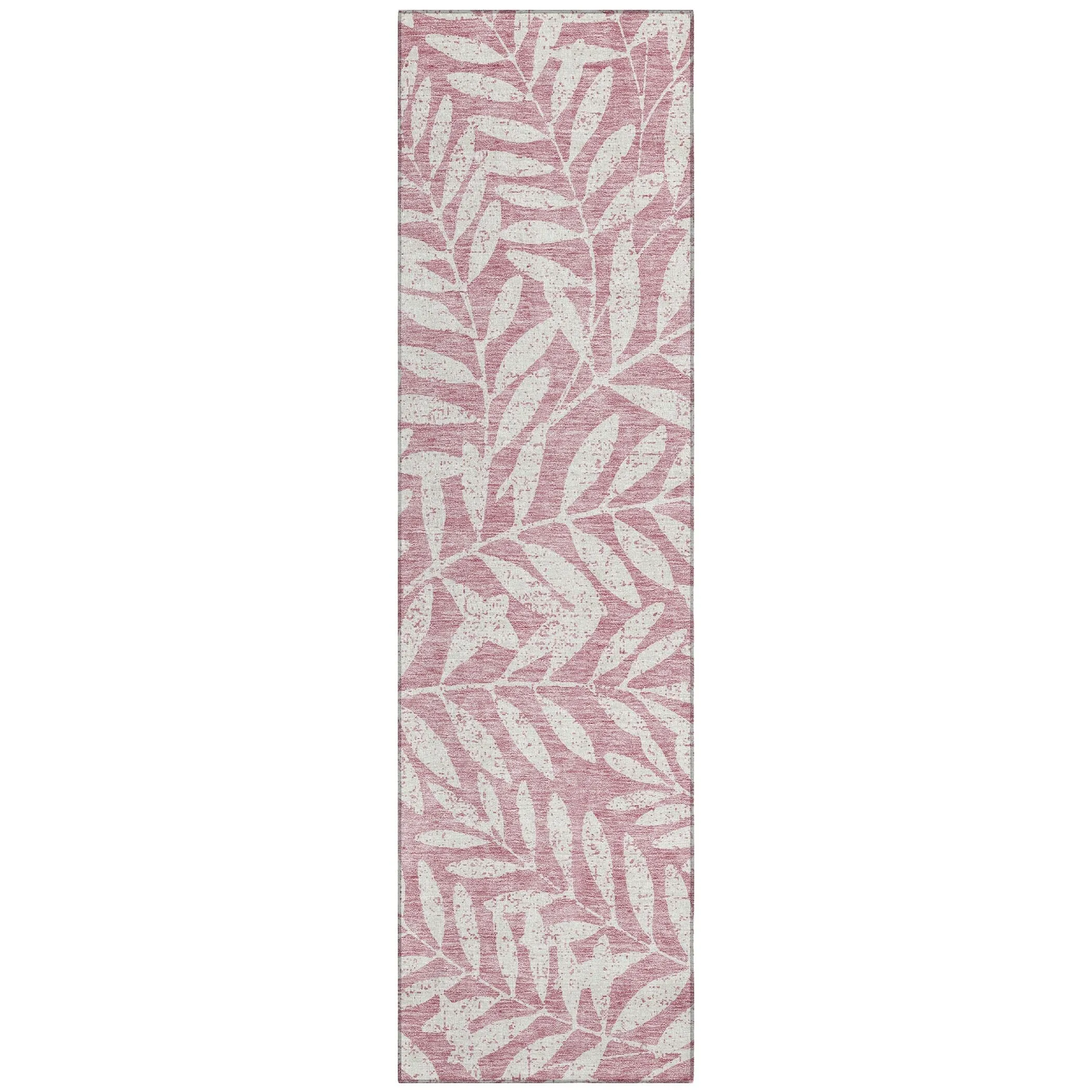 Machine Washable Indoor/ Outdoor Chantille Palm Rug