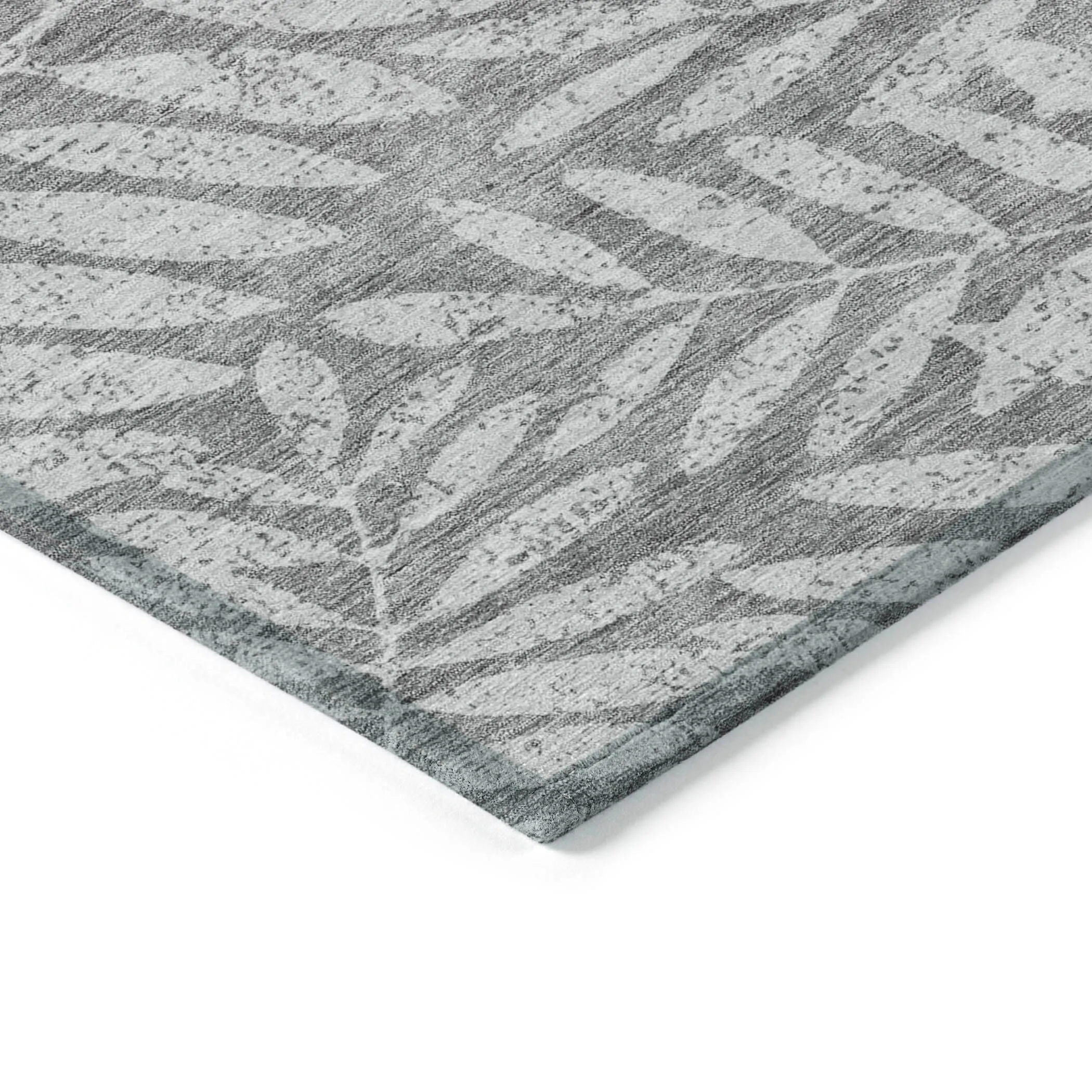 Machine Washable Indoor/ Outdoor Chantille Palm Rug