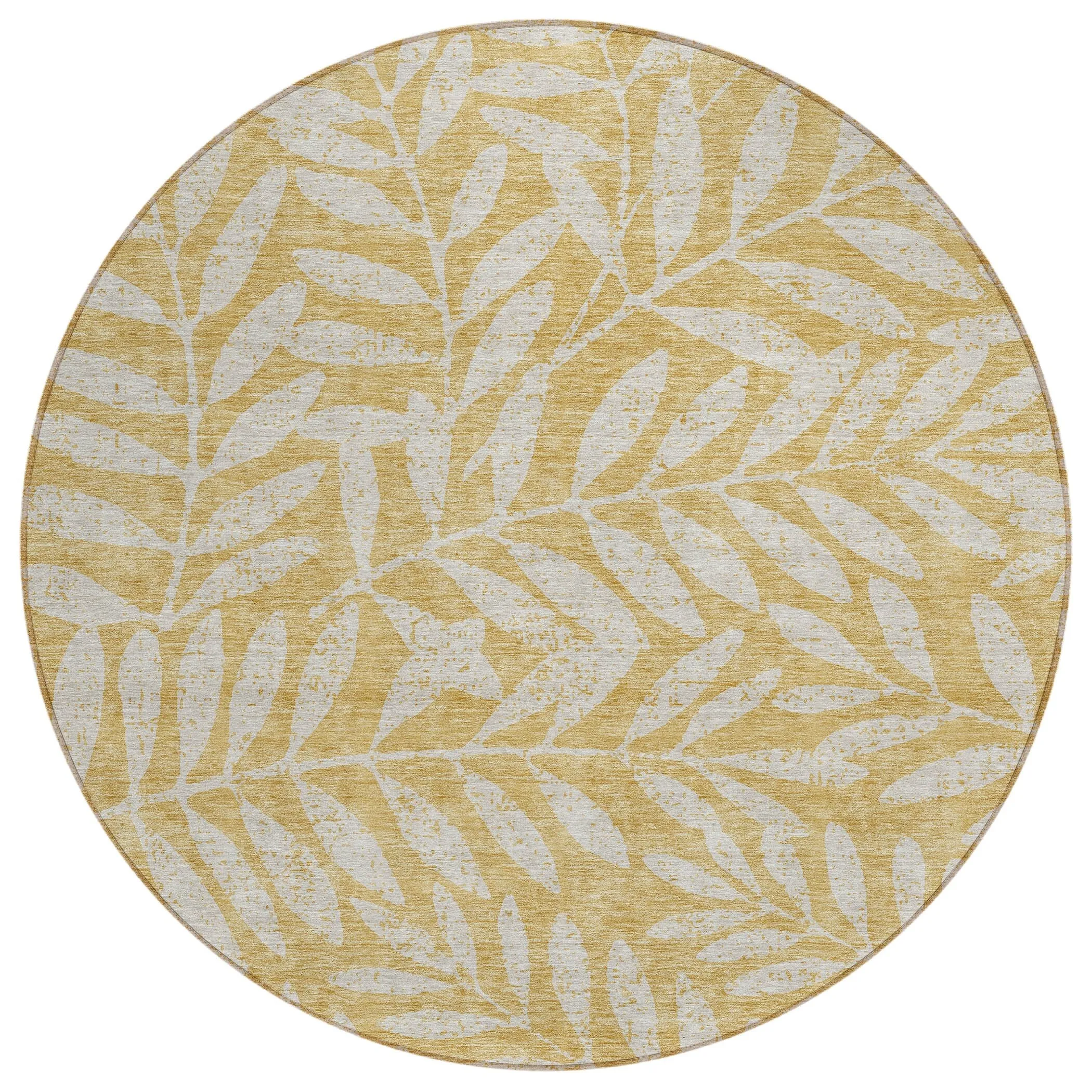 Machine Washable Indoor/ Outdoor Chantille Palm Rug