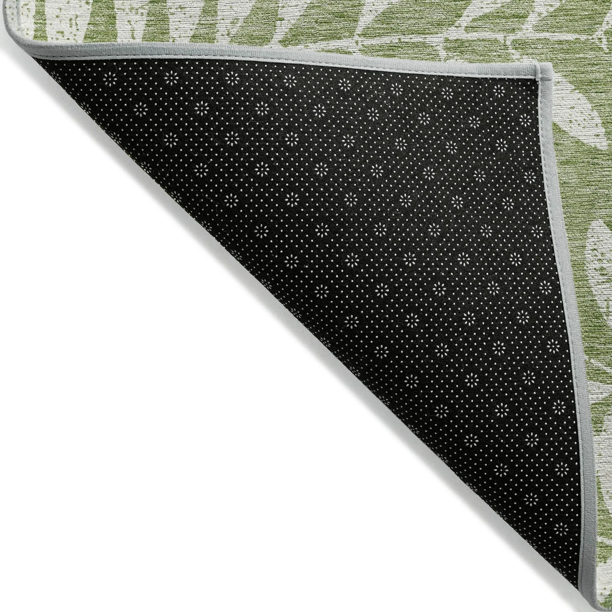 Machine Washable Indoor/ Outdoor Chantille Palm Rug