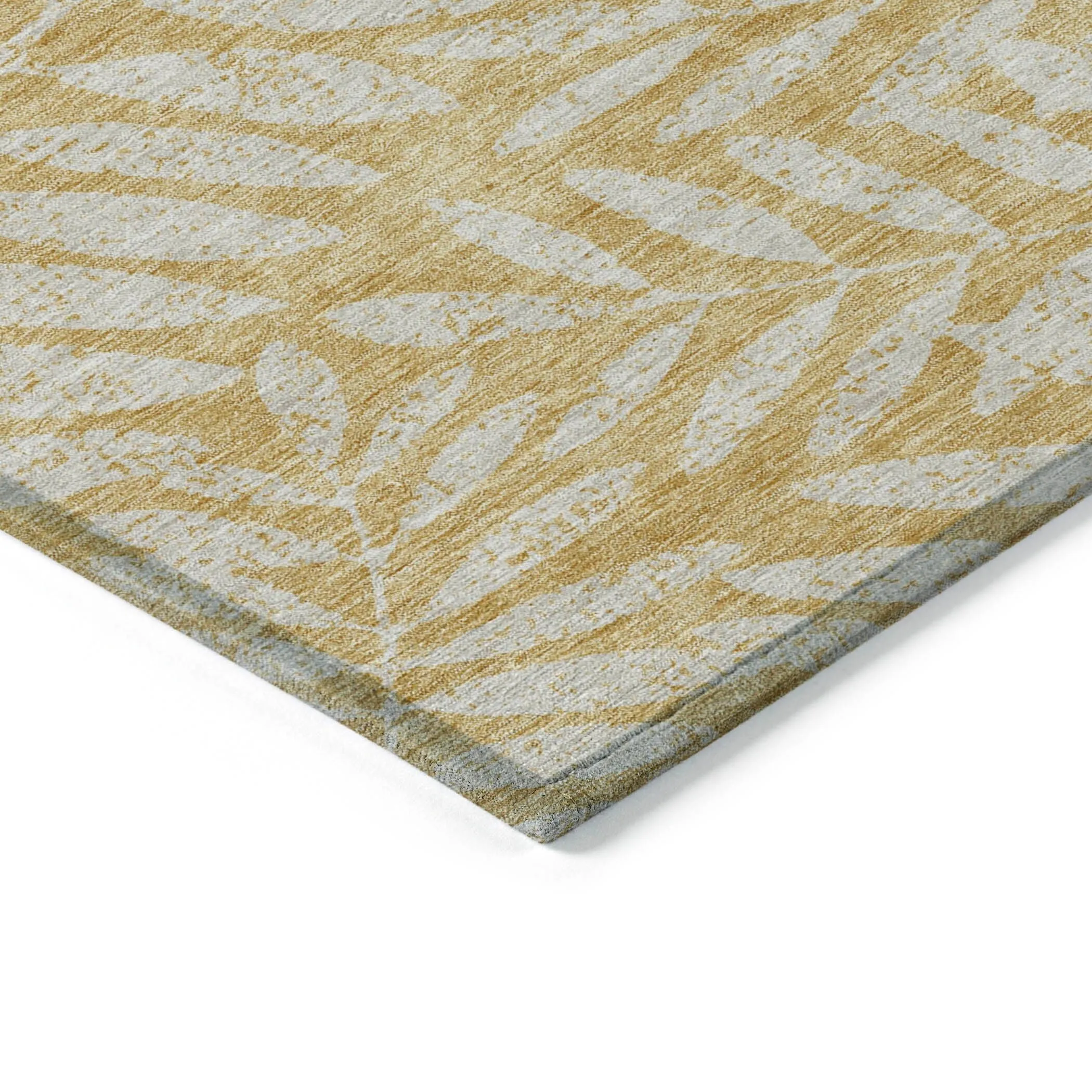 Machine Washable Indoor/ Outdoor Chantille Palm Rug
