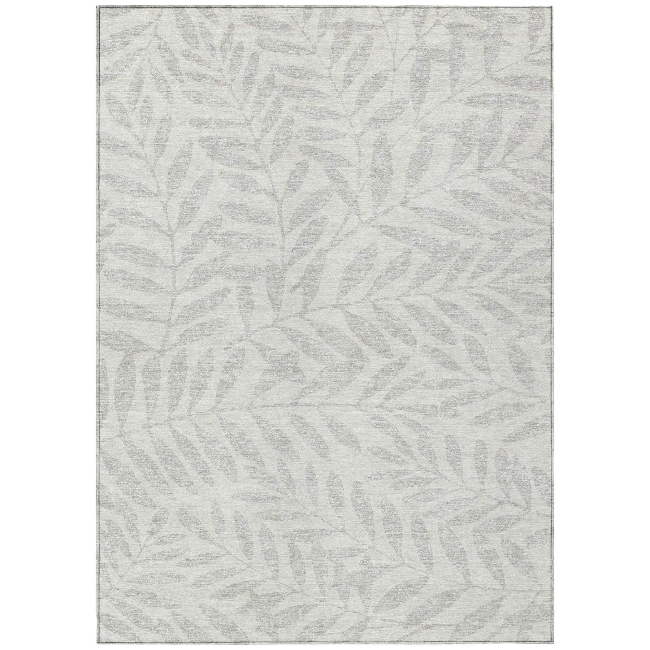 Machine Washable Indoor/ Outdoor Chantille Palm Rug