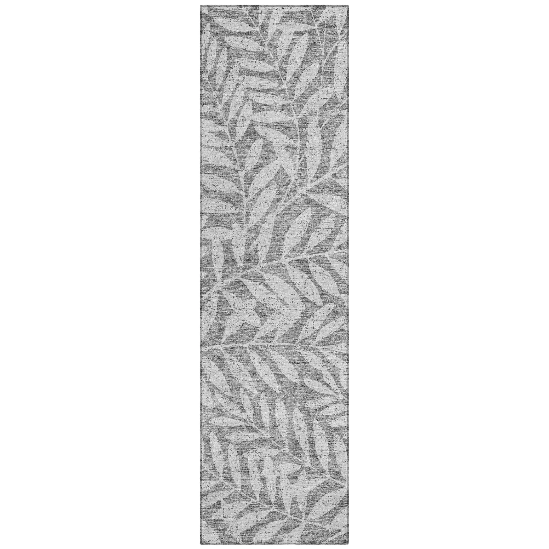 Machine Washable Indoor/ Outdoor Chantille Palm Rug